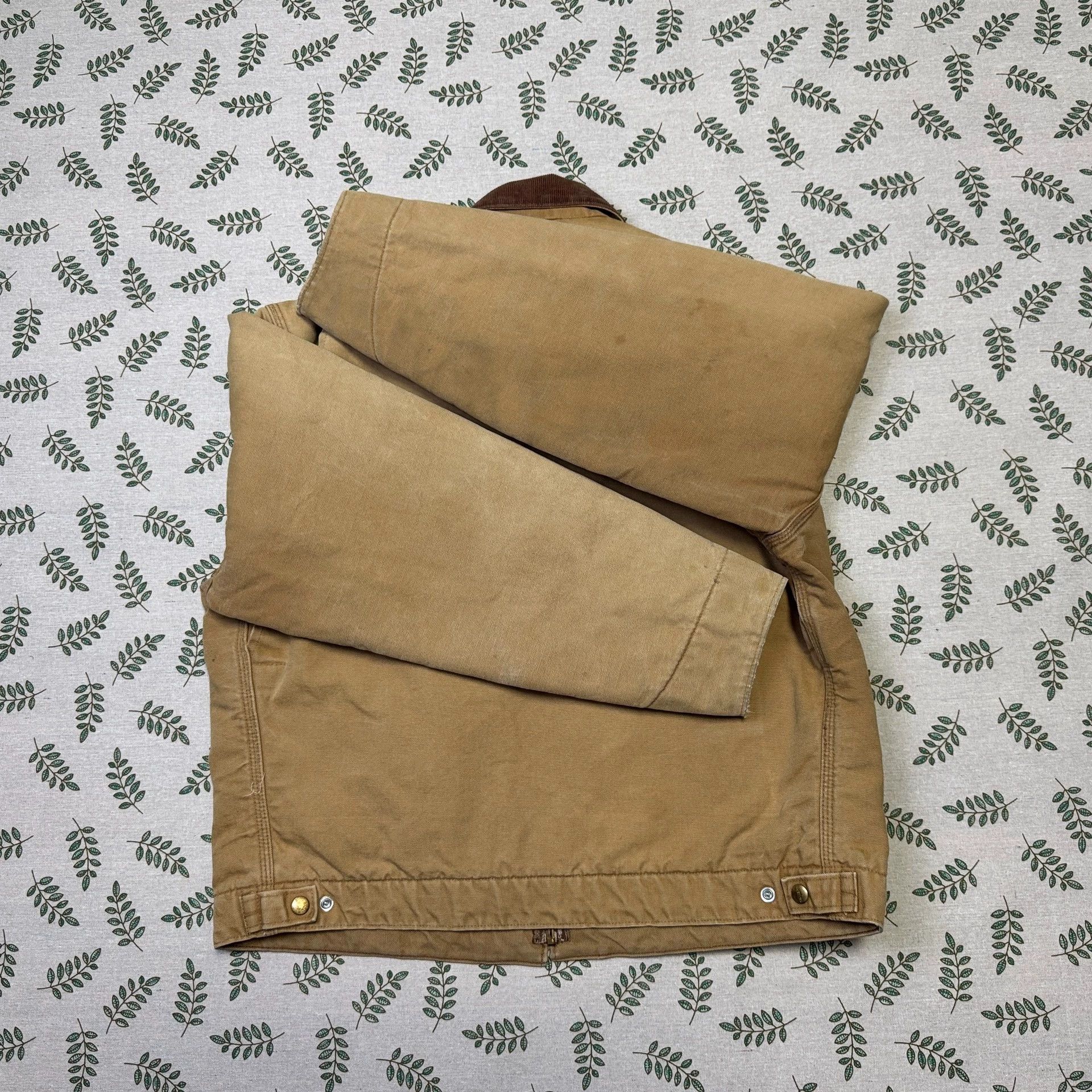 Carhartt Vintage Carhartt 6BLJ Detroit Jacket Brown 44/L Size US L / EU 52-54 / 3 - 6 Thumbnail