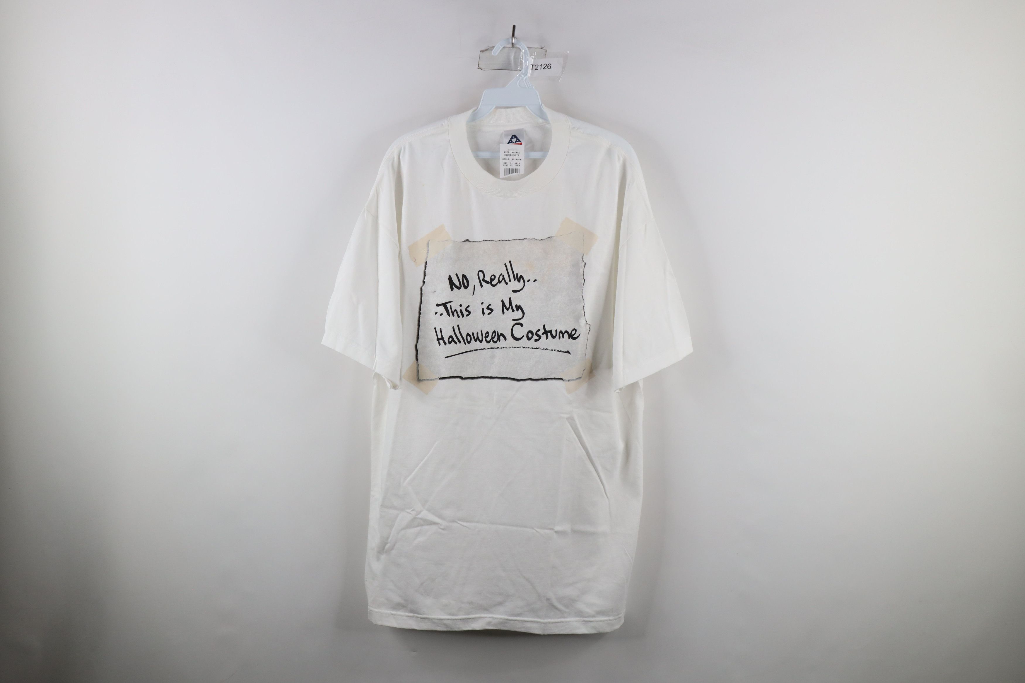 Vintage Deadstock Vintage Streetwear Is My Halloween Costume T-Shirt Size US XL / EU 56 / 4 - 1 Thumbnail