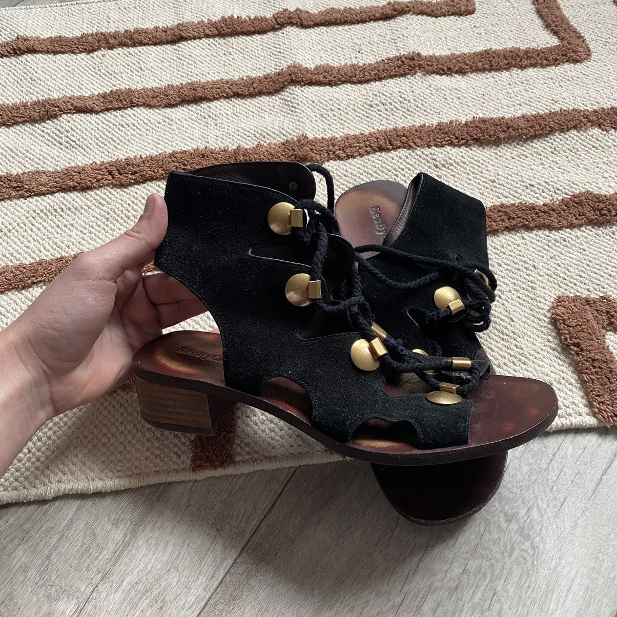 See by Chloe SEE BY CHLOE LEATHER/SUEDE HIGH SANDALS Size US 8 / IT 38 - 1 Thumbnail
