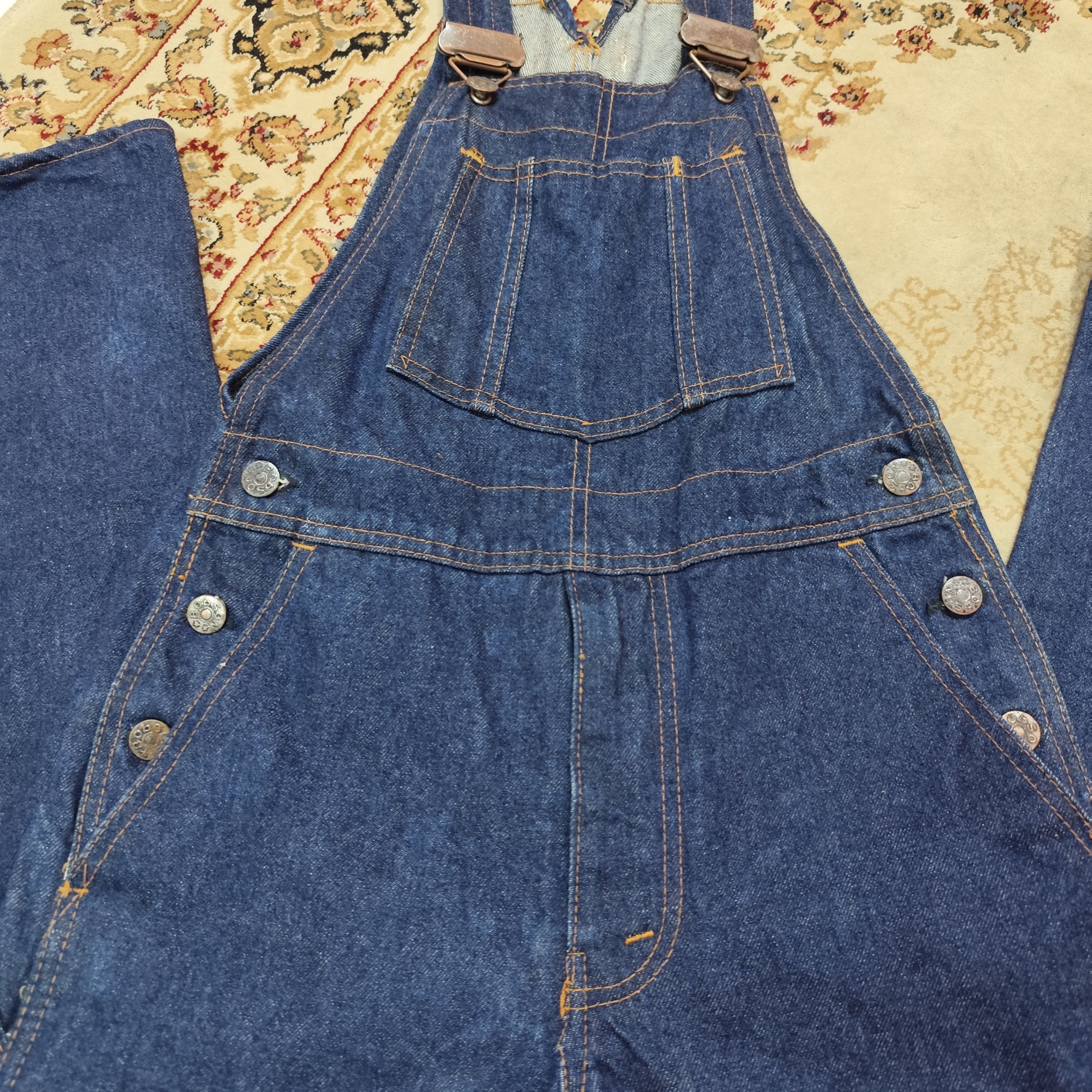 Japanese Brand × Vintage VINTAGE BOBSON OVERALLS AUTHENTIC WESTERN JEANS OVERALLS Size US 28 / EU 44 - 6 Thumbnail