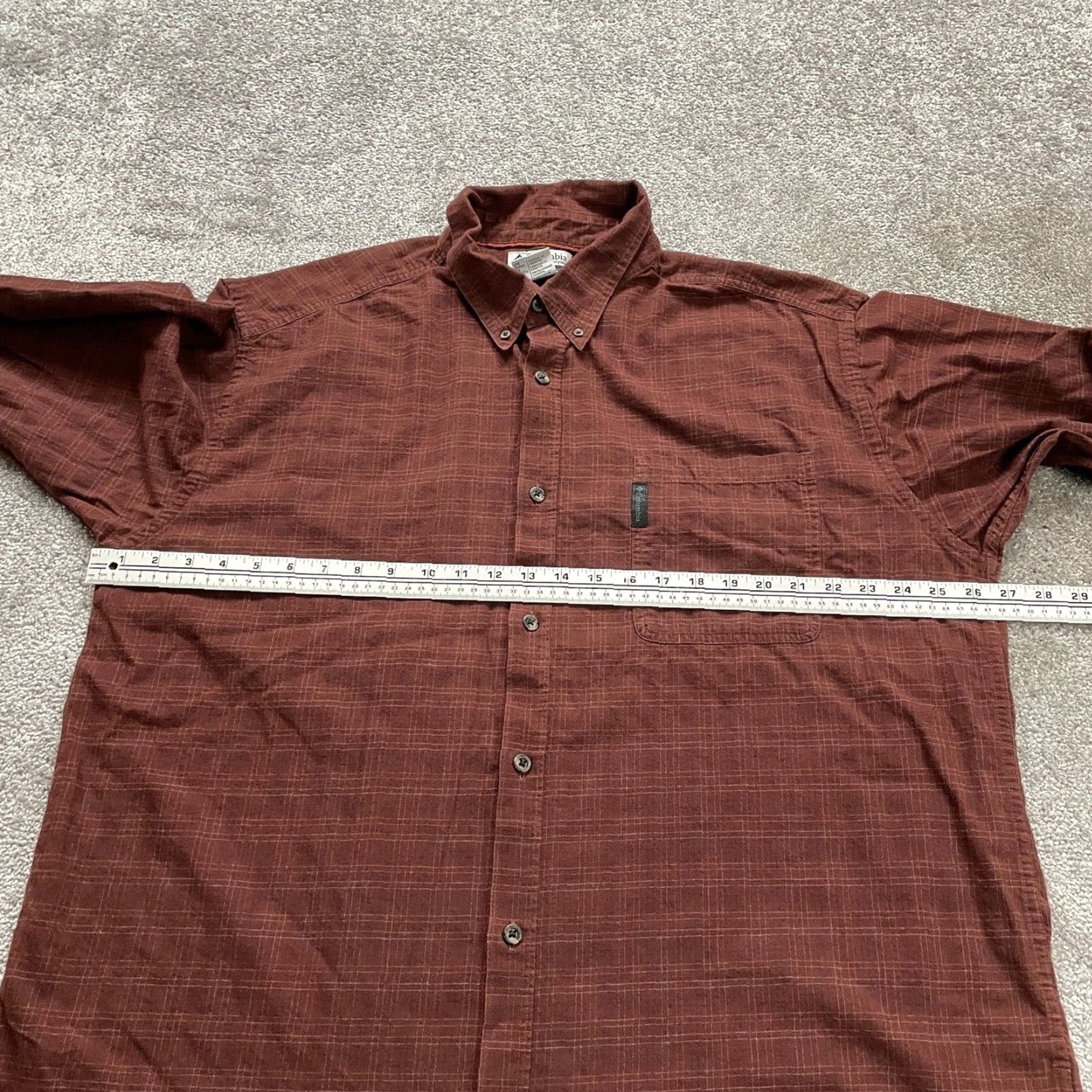 Vintage Columbia Flannel Shirt Men 2XL Brown Plaid Button-Down Long Sleeve Pocket Casual Size US XXL / EU 58 / 5 - 7 Thumbnail