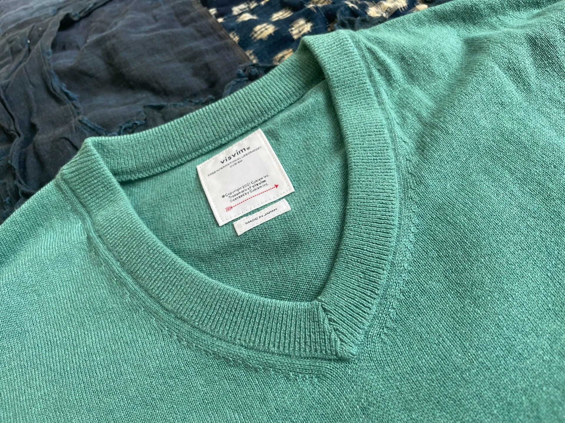 Visvim VISVIM 24AW Selmer V-Neck Cashmere Knit - Light Green Size US L / EU 52-54 / 3 - 3 Thumbnail