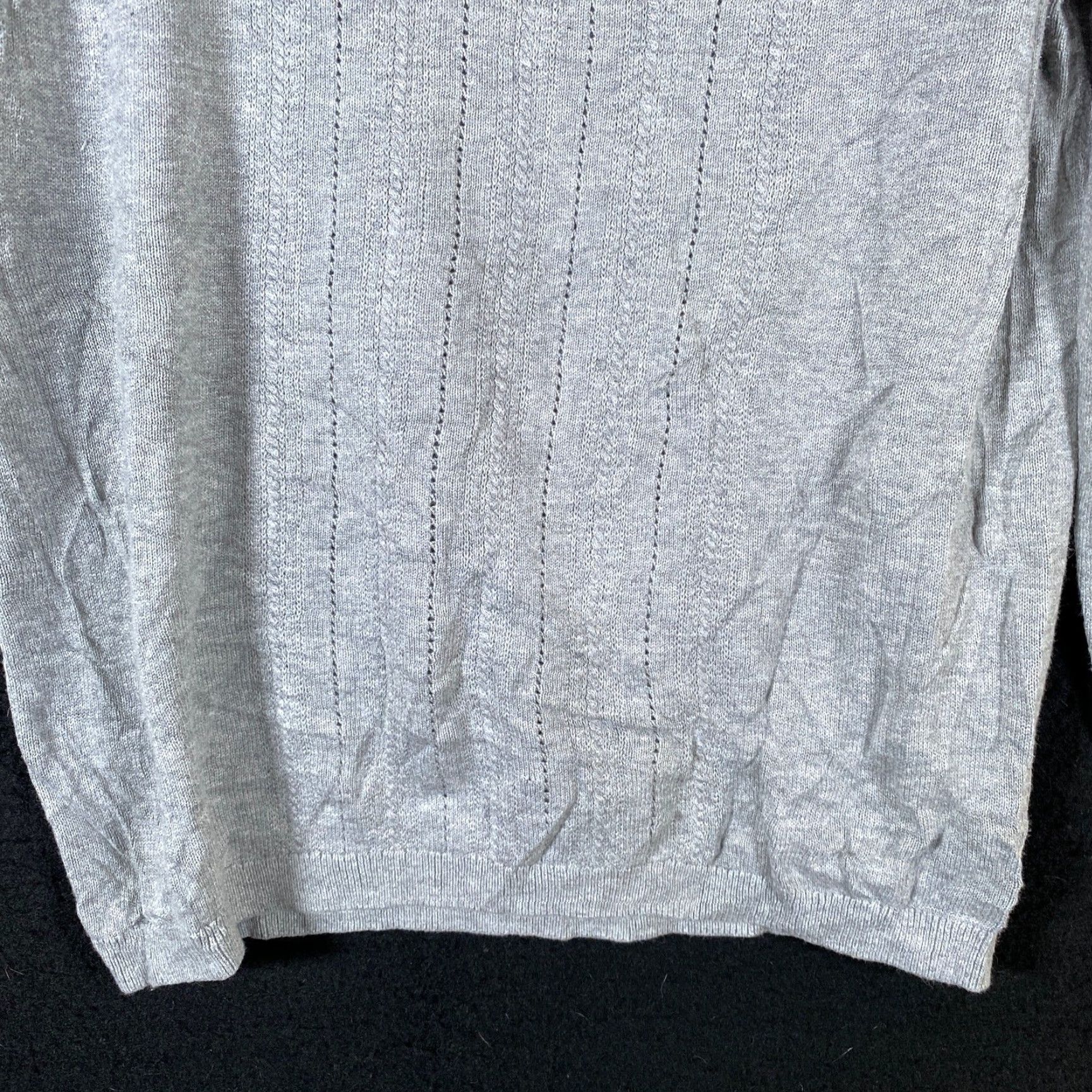 Banana Republic Banana Republic Mens Sweater Gray Crew Neck Long Sleeve Cotton Blend Medium Size US M / EU 48-50 / 2 - 3 Thumbnail