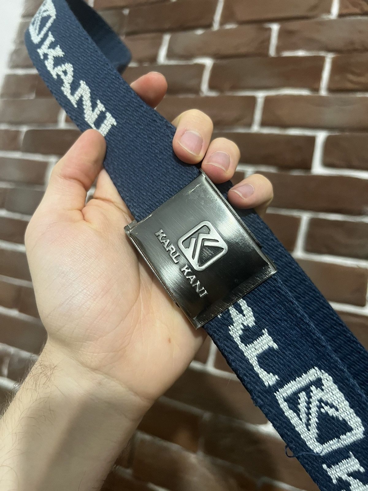Karl Kani 00s Karl Kani Logo Belt One Size Hype Rare Vintage Y2k Size ONE SIZE - 3 Thumbnail
