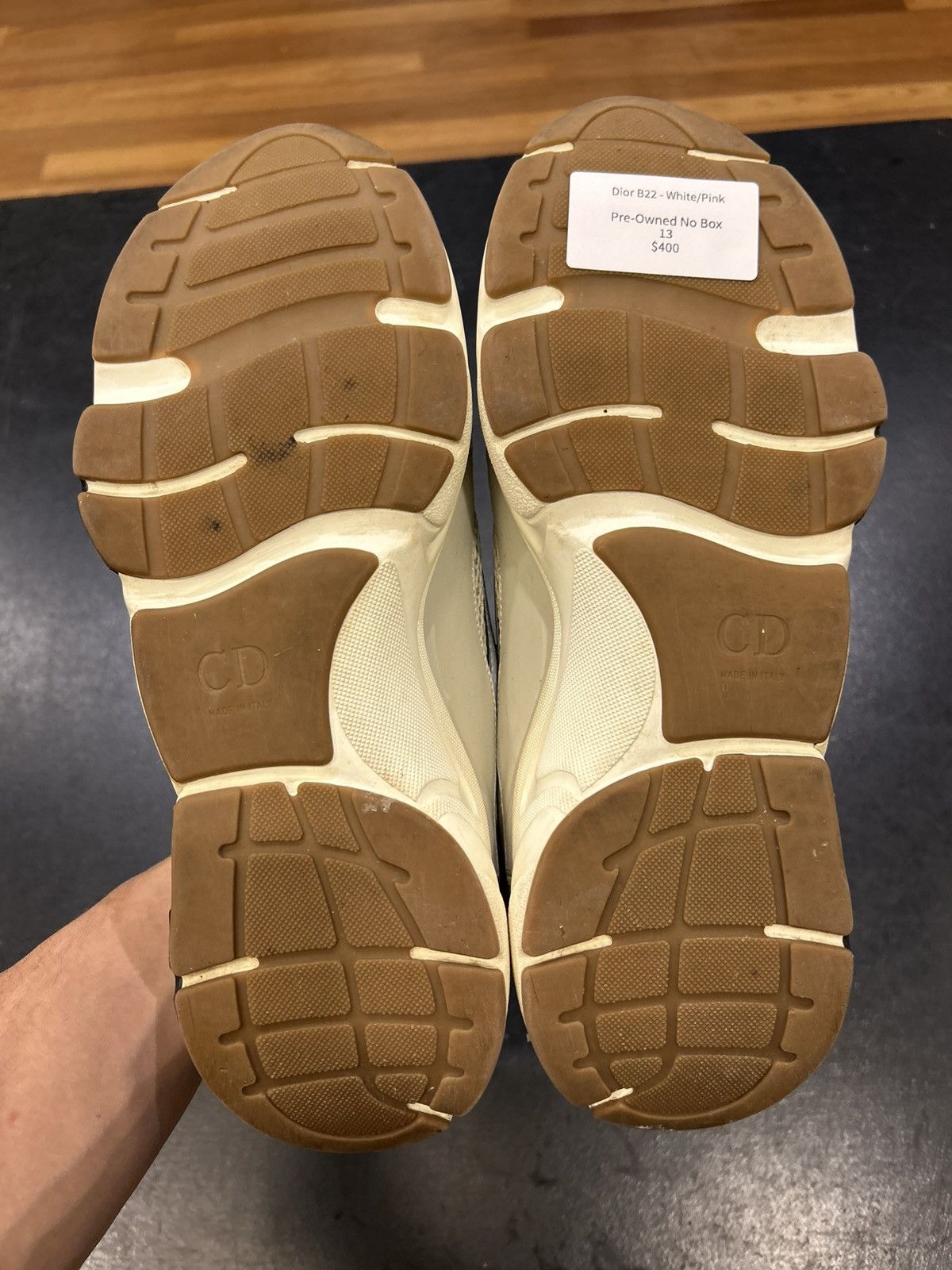 Dior Dior B22 - White/Pink Size US 13 / EU 46 - 7 Thumbnail