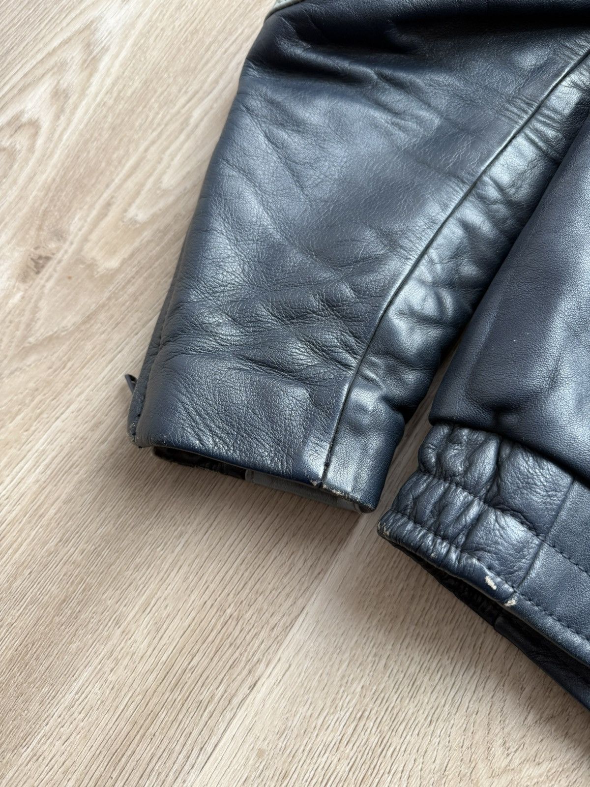 BMW Vintage 80's BMW Motorcycle Biker Leather Jacket Size US M / EU 48-50 / 2 - 16 Thumbnail