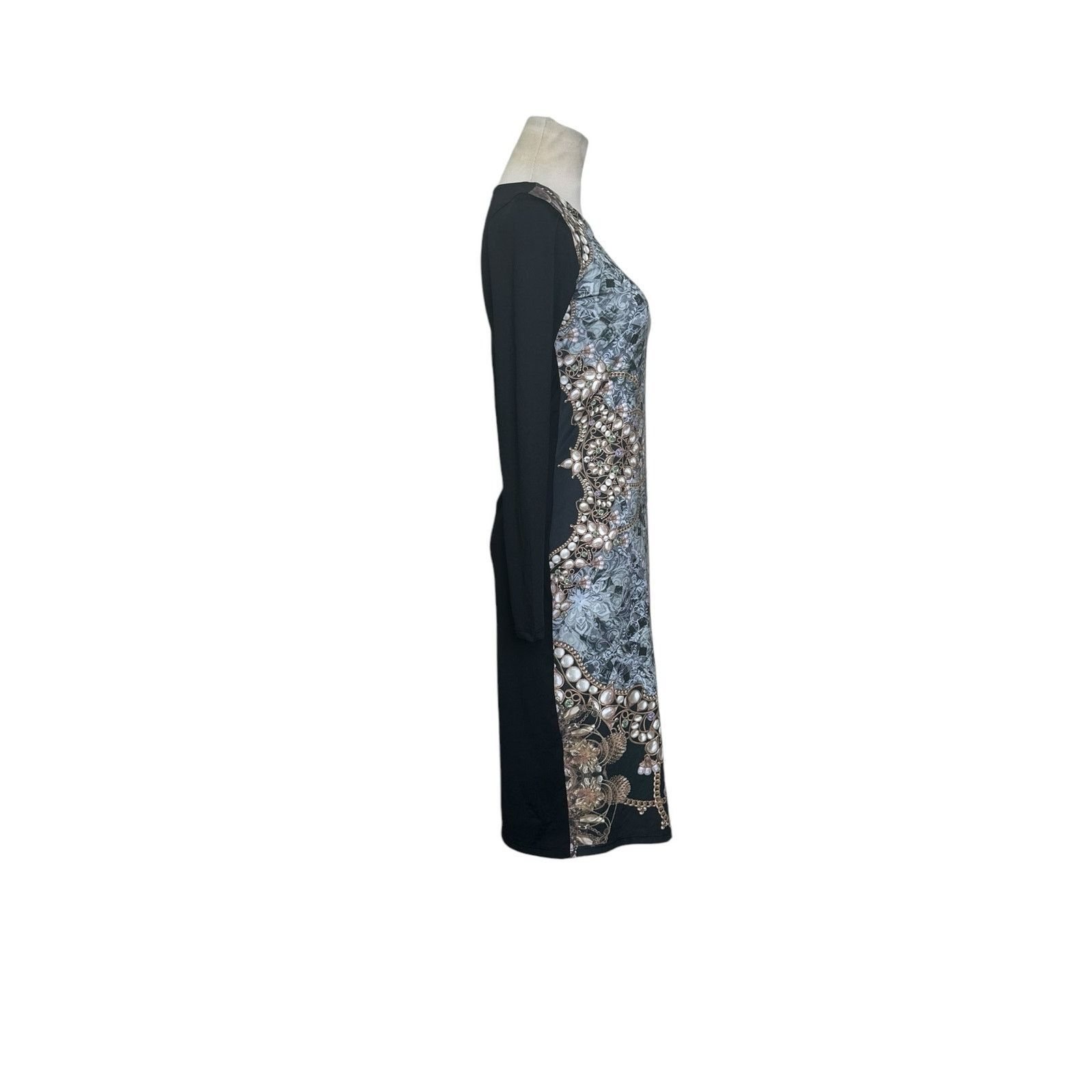 Topshop Topshop black front print long sleeves mini dress size 4 Size M / US 6-8 / IT 42-44 - 13 Thumbnail