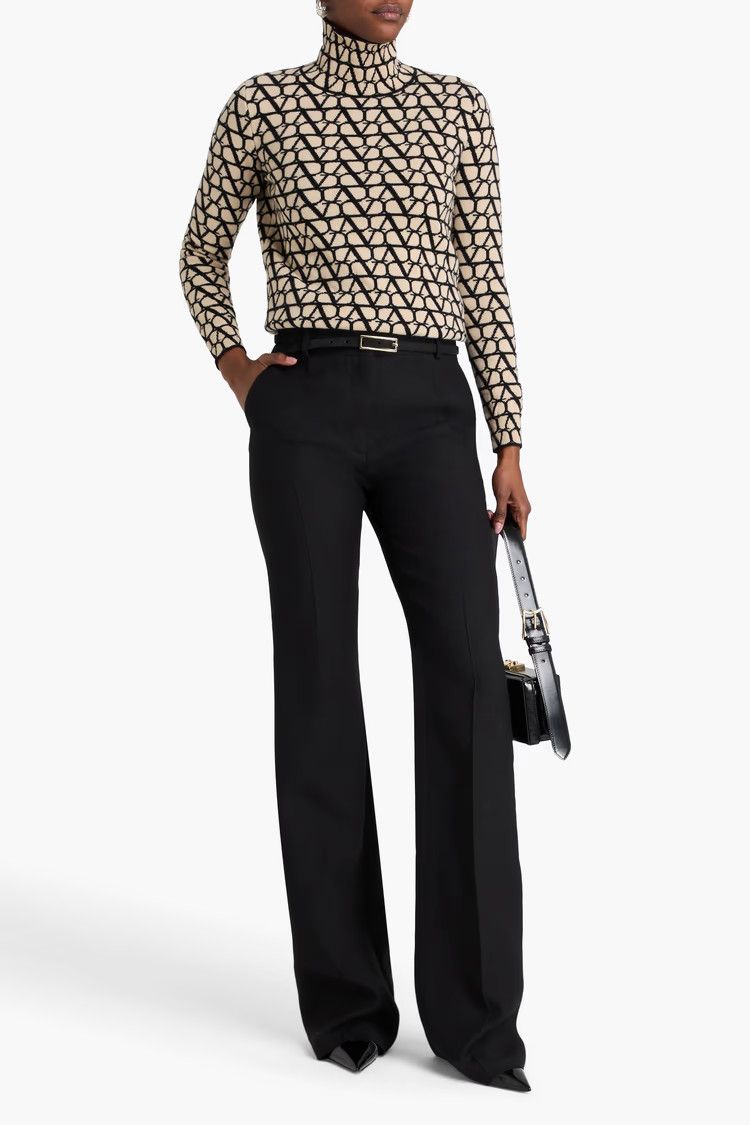 Valentino o1y0326 Casual Pant in Black Size 32" / US 10 / IT 46 - 2 Thumbnail