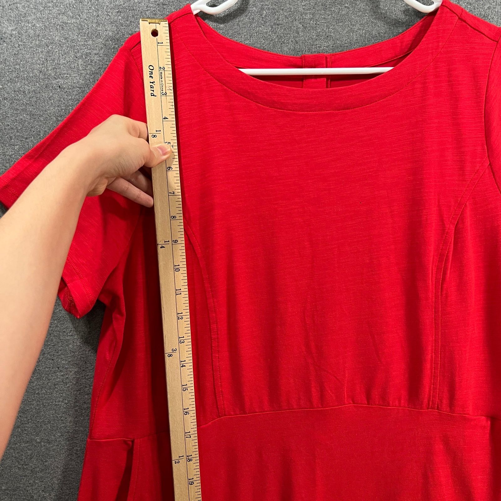 Other Joan Rivers Regular Cotton Blend Knit Midi Dress Size L / US 10 / IT 46 - 8 Thumbnail