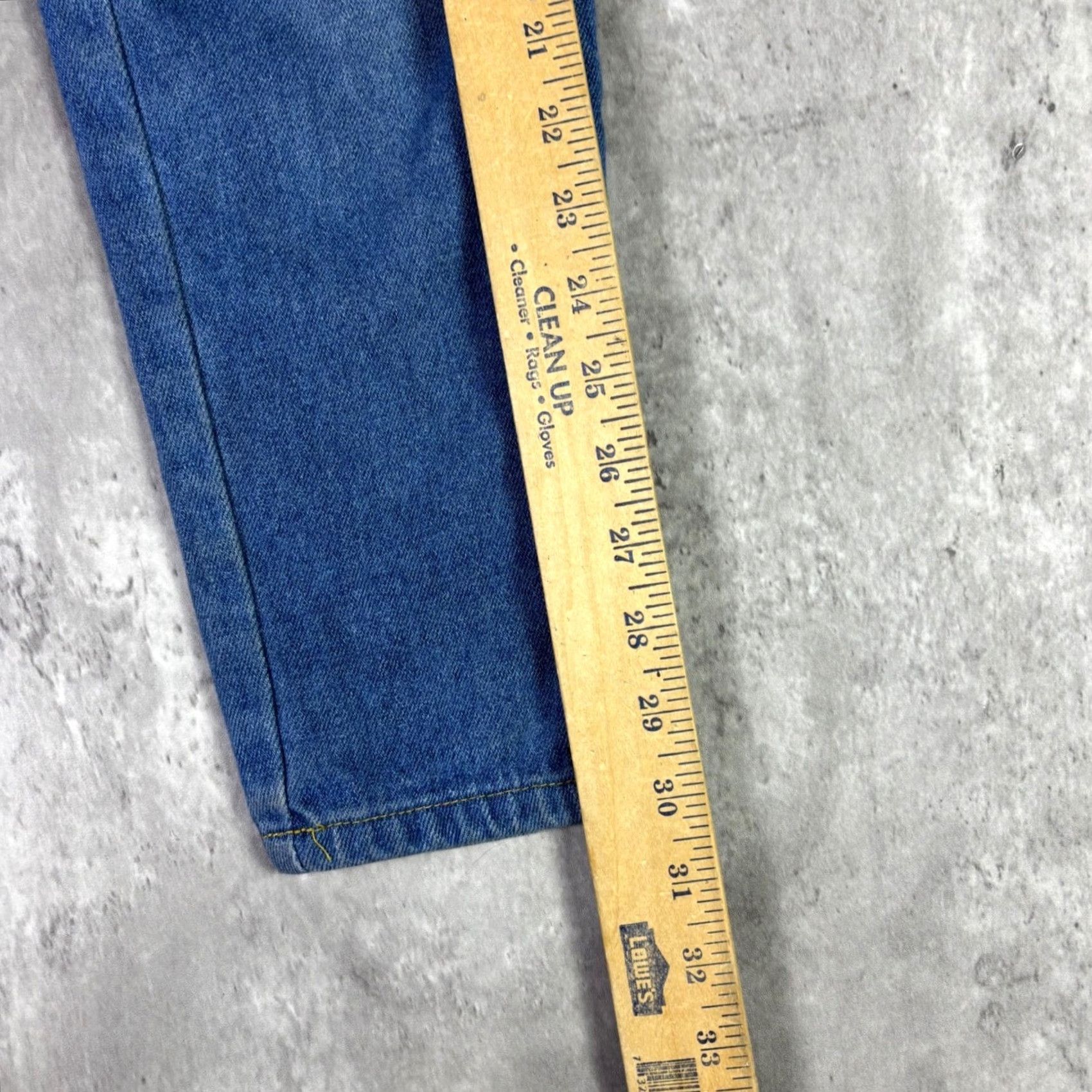 Mickey & Co. VINTAGE Mickey & Co. Disney Jeans High Waisted Embroidered Tapered Leg Blue 24P Womens Jeans (25 in Inseam) Size 42" / US 20 - 4 Thumbnail