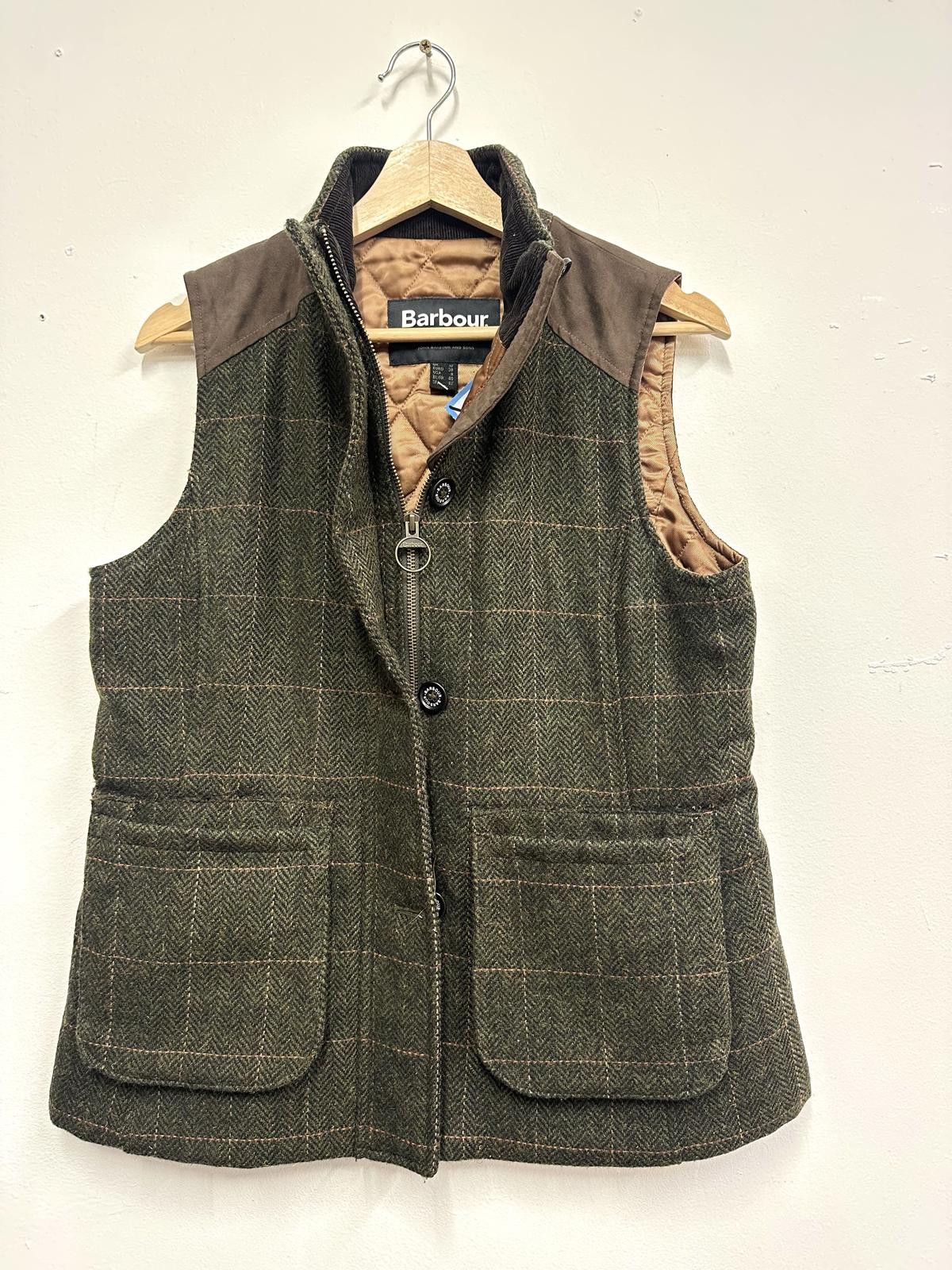 Barbour Barbour Quilted Tweed Vest for Women UK Size 12 Size M / US 6-8 / IT 42-44 - 1 Thumbnail