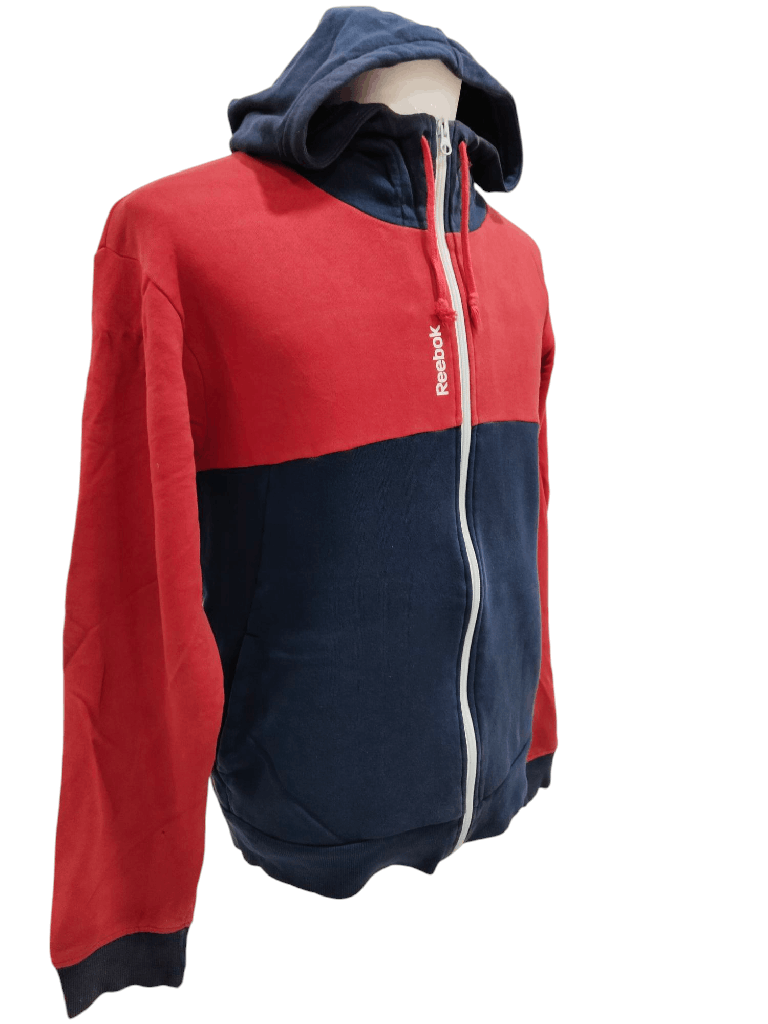 Reebok Reebok Big Logo Zipper Hoodie Sweater Size US L / EU 52-54 / 3 - 3 Thumbnail