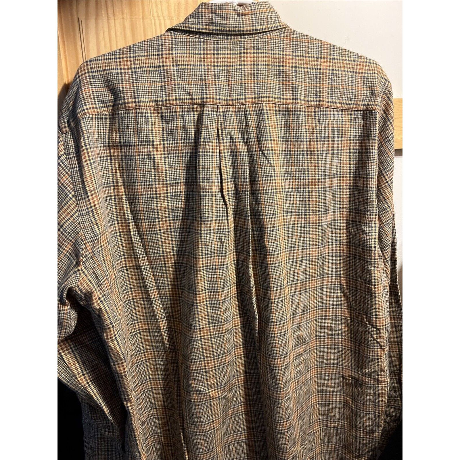 Viyella VTG Wool Cotton Blend Shirt Mens L Multicolor Plaid
