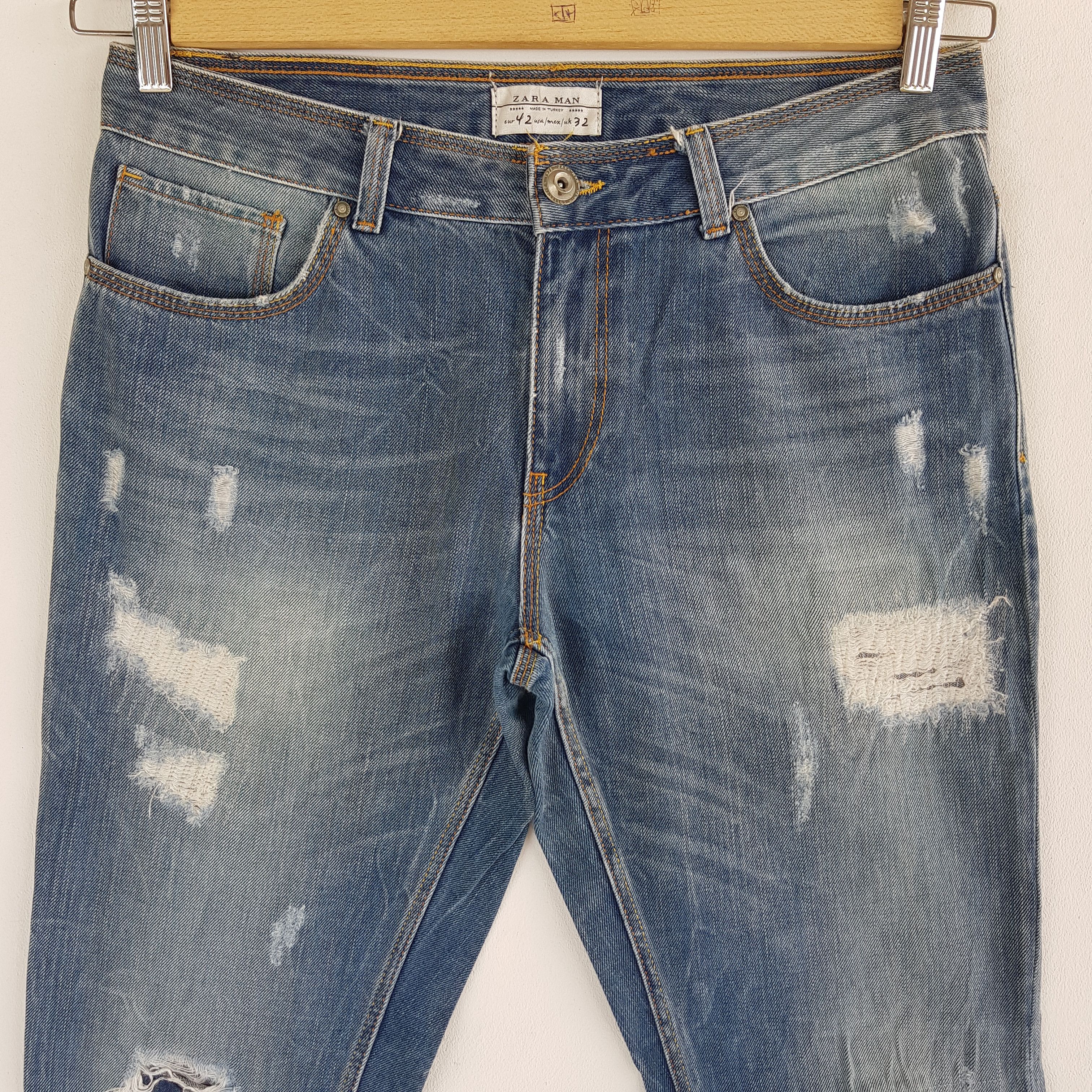Japanese Brand Vintage Distressed Japanese Jeans Japanese Denim Pants Size US 30 / EU 46 - 3 Thumbnail