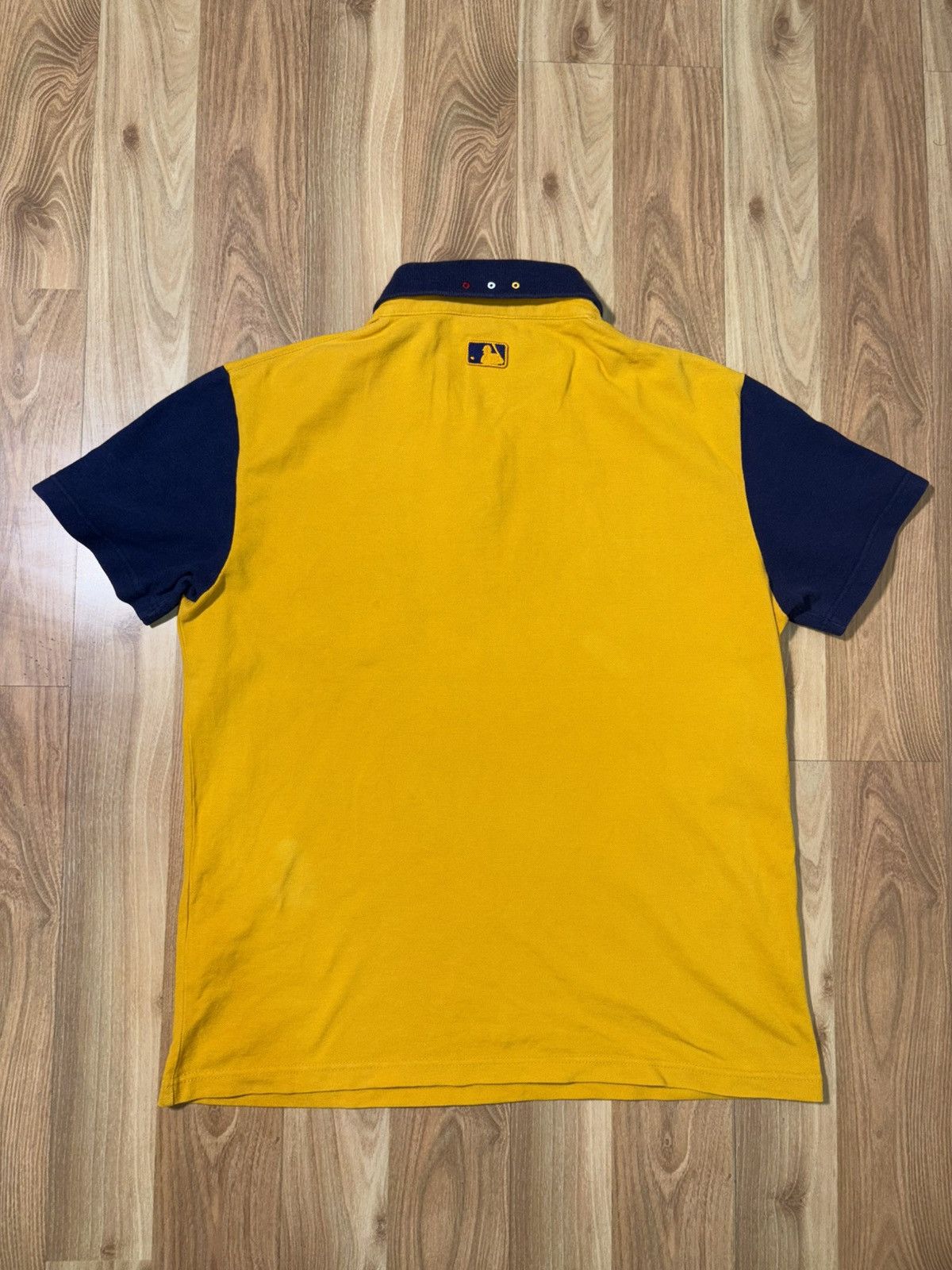 MLB VTG MLB x Beyond Closet "Dodgers Dog" Colorblock Polo Shirt Size US S / EU 44-46 / 1 - 2 Thumbnail