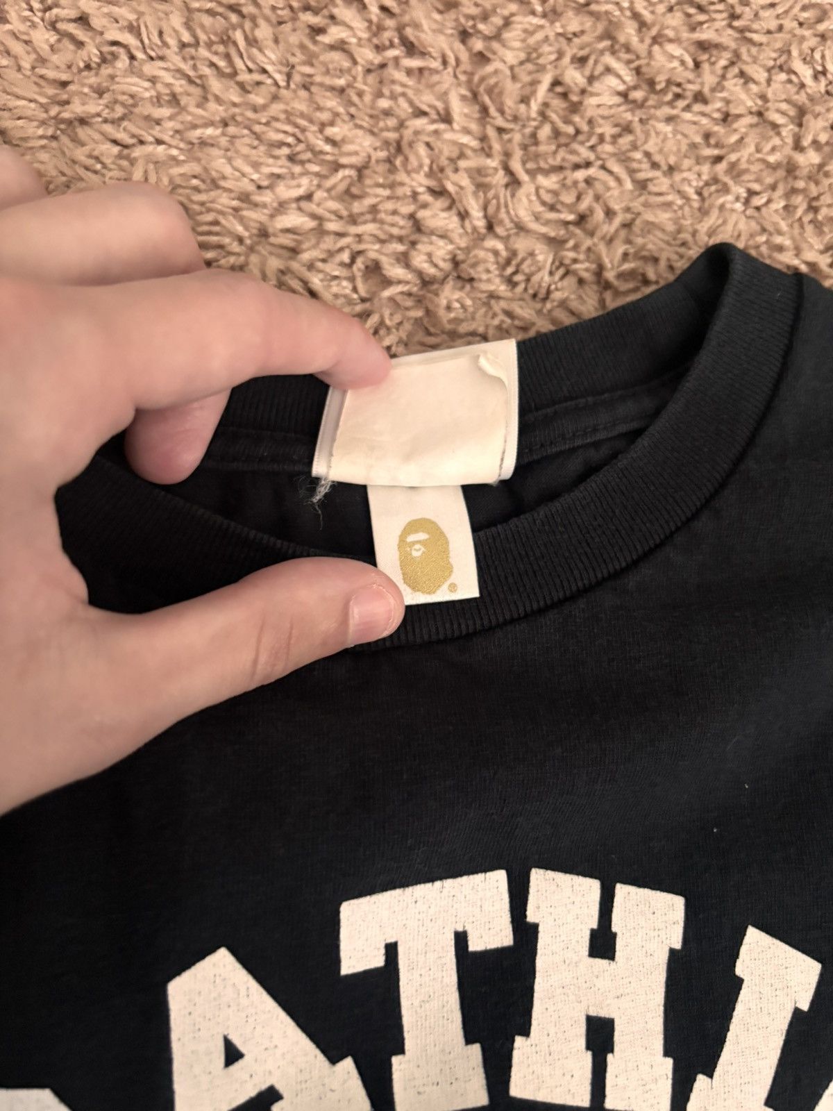 Bape A Bathing Ape Luxury Tee T-Shirt Big 1 Logo Size US M / EU 48-50 / 2 - 6 Thumbnail