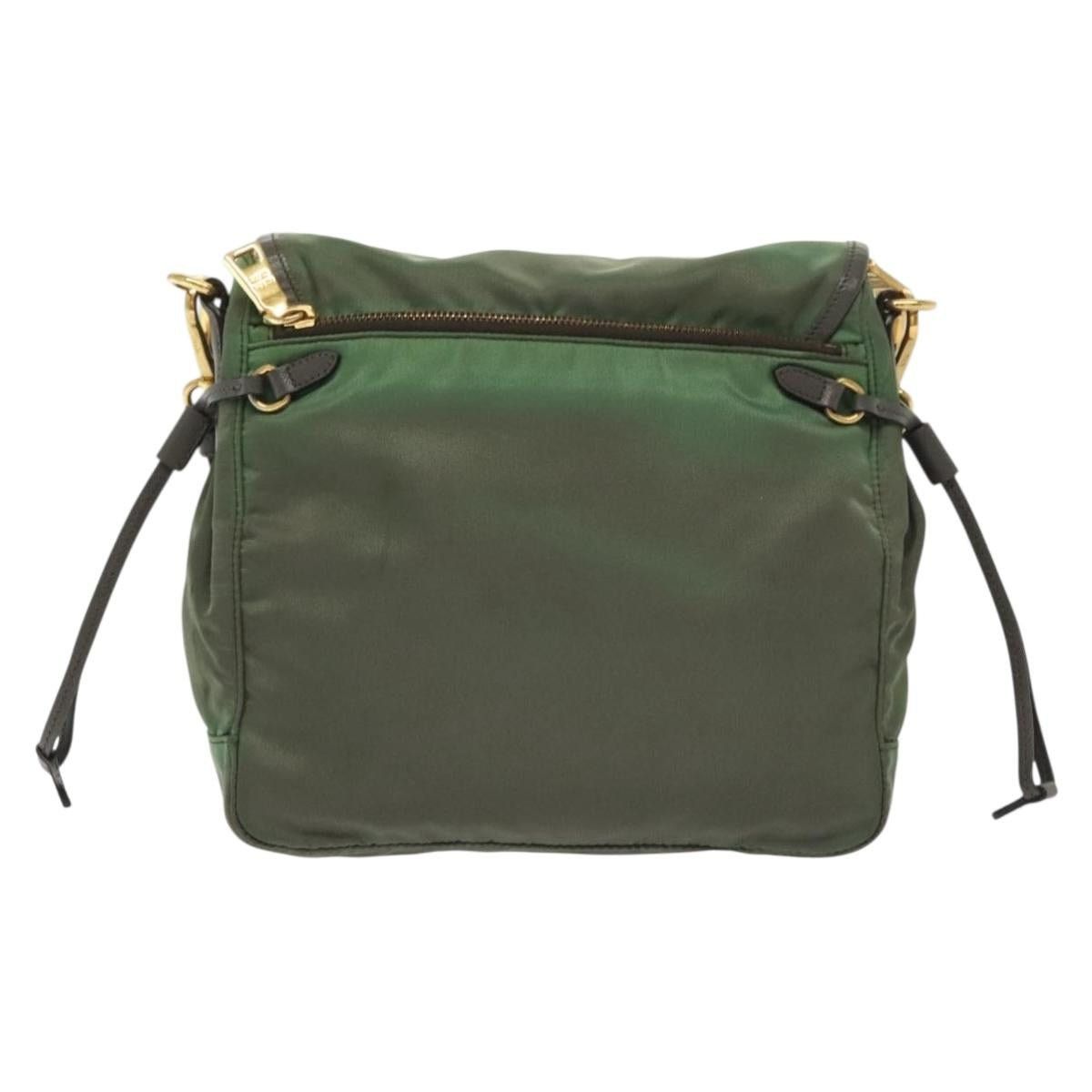 Prada PRADA Shoulder Bag Nylon Khaki Gold Size ONE SIZE - 3 Thumbnail