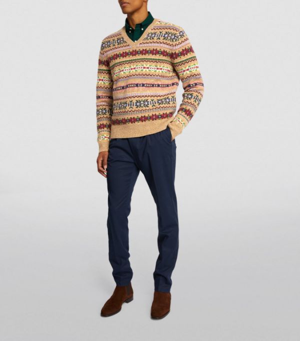 Polo Ralph Lauren Rare Polo Ralph Lauren Silk Cashmere Knitted Sweater Size US M / EU 48-50 / 2 - 1 Thumbnail