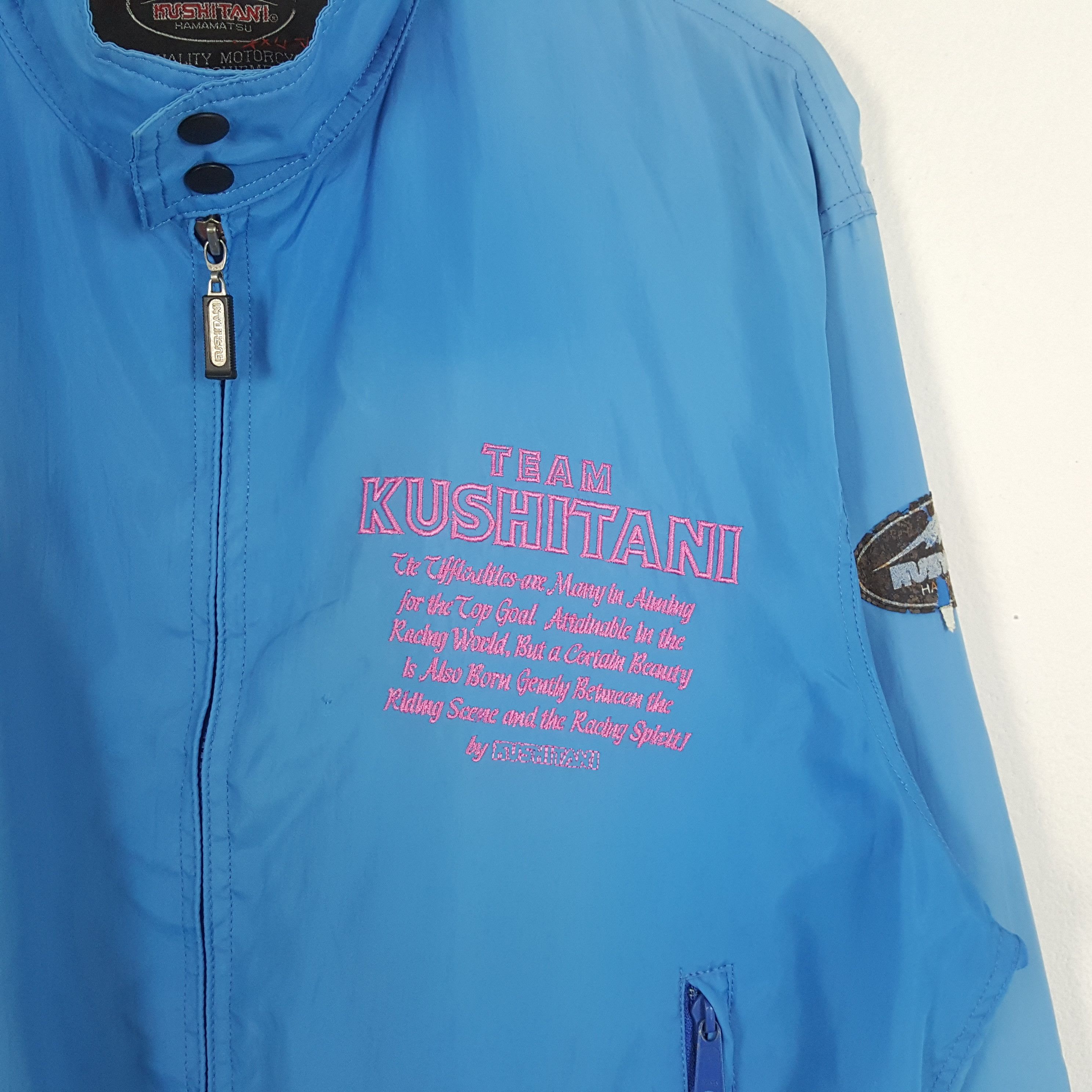 Japanese Brand × Vintage Vintage KUSHITANI HAMAMATSU Japanese Racing Jacket Size US L / EU 52-54 / 3 - 2 Thumbnail