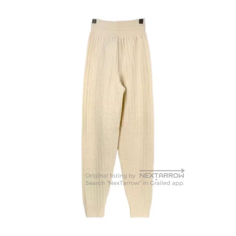 Hermes Hermes Off-White Full H Wool Drawstring Trousers Size 24" / US 00 / IT 34 - 2 Thumbnail