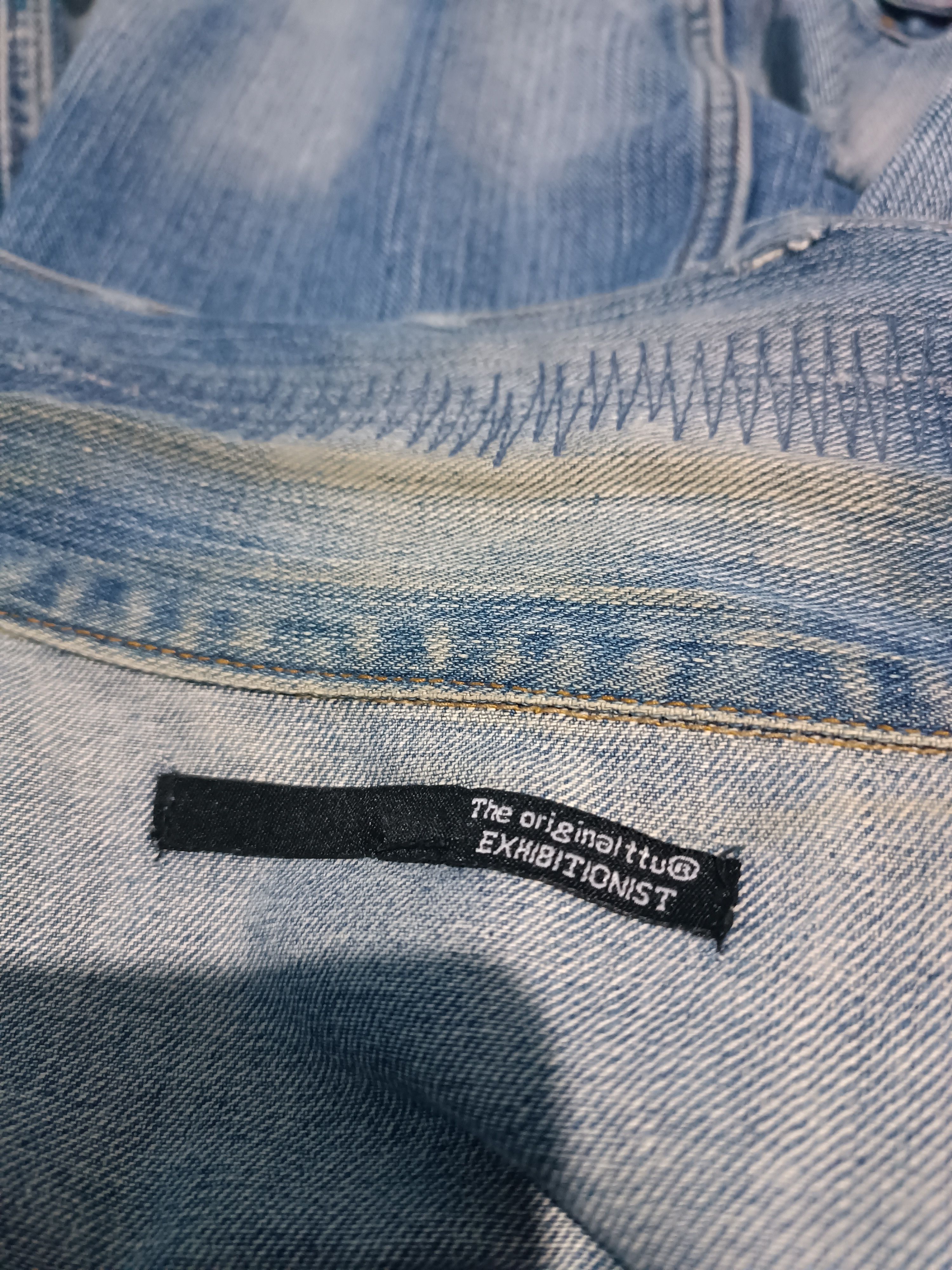 Japanese Brand Ripped Denim Jacket Slim Fit Size US M / EU 48-50 / 2 - 9 Thumbnail