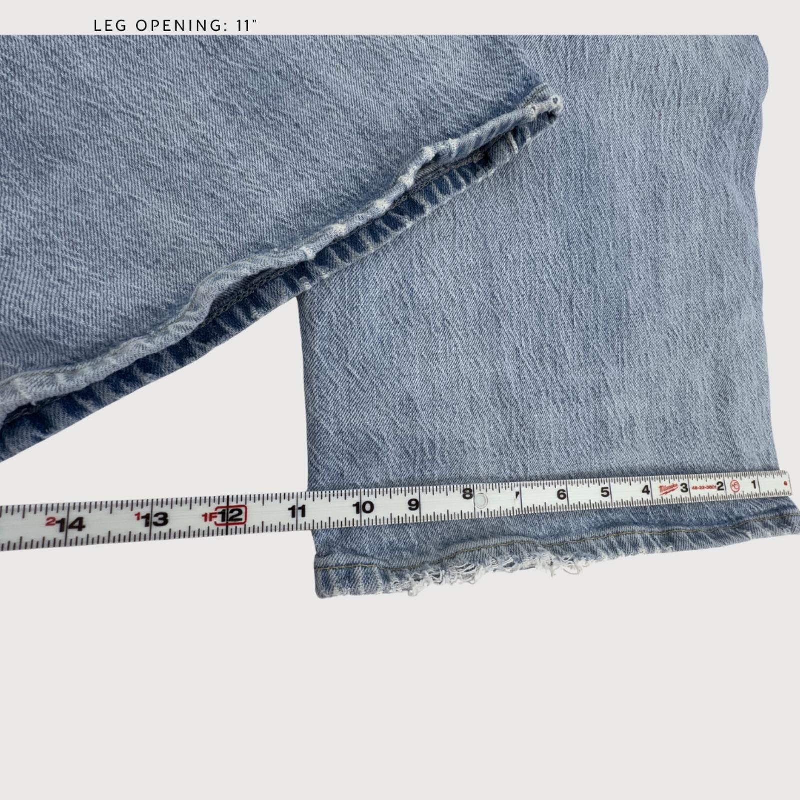 Gap Gap Wide Leg Jeans Light Wash High Rise 28 Y2K Size 28" / US 6 / IT 42 - 9 Thumbnail