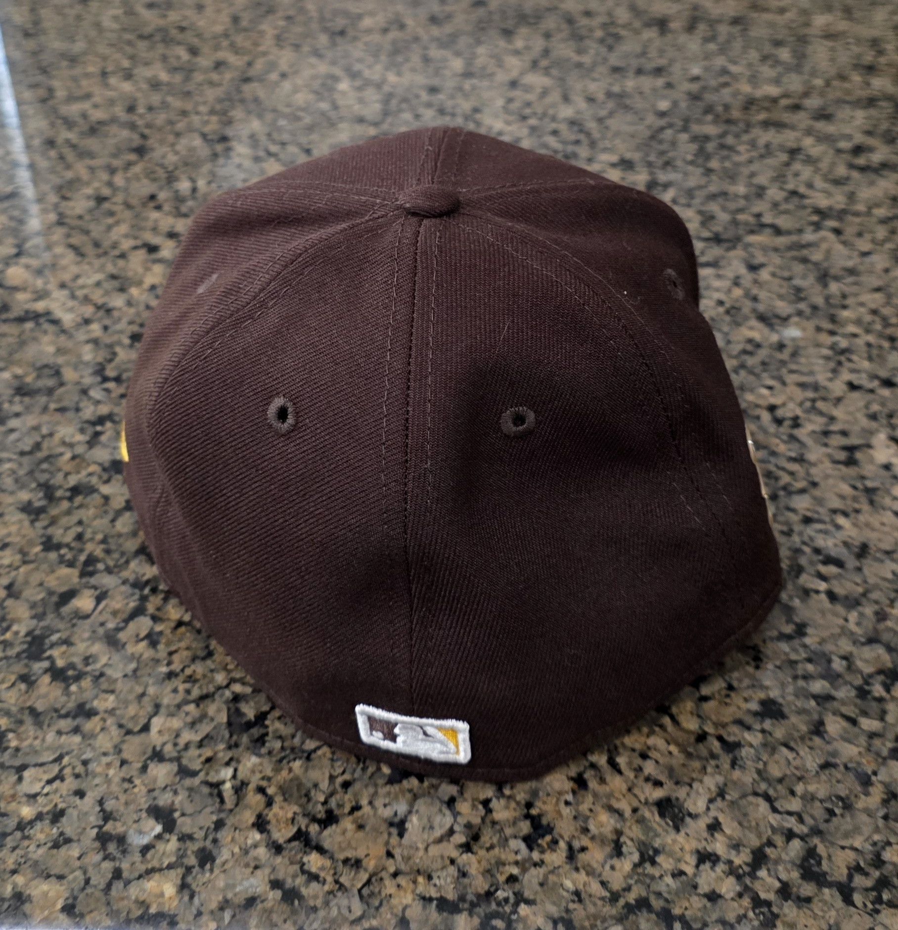 New Era San Diego Padres New Era MLB 9FIFTY Cap Hat SZ 7 Brown Size ONE SIZE - 3 Thumbnail