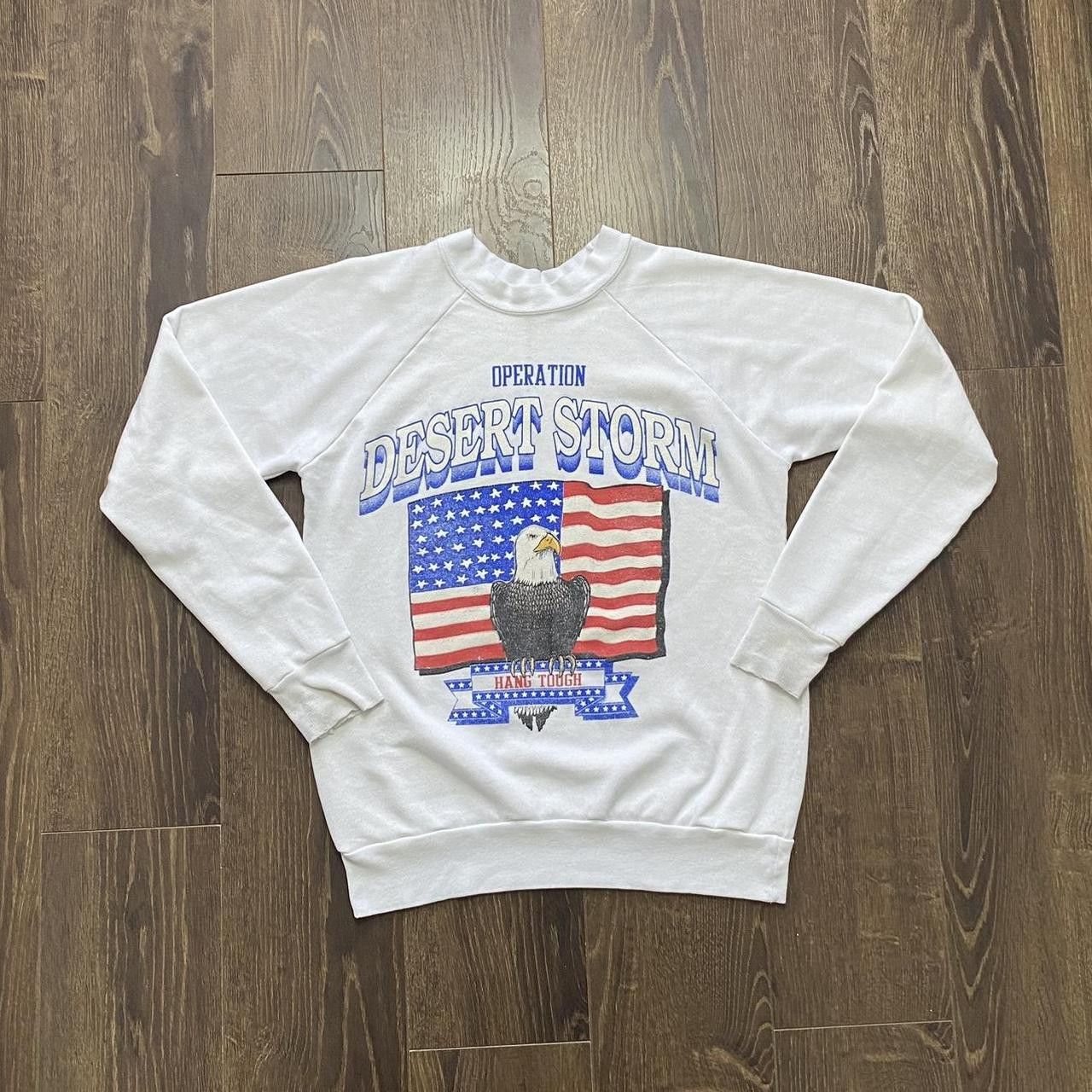 Vintage vintage operation desert storm US Army crewneck Size US M / EU 48-50 / 2 - 1 Thumbnail