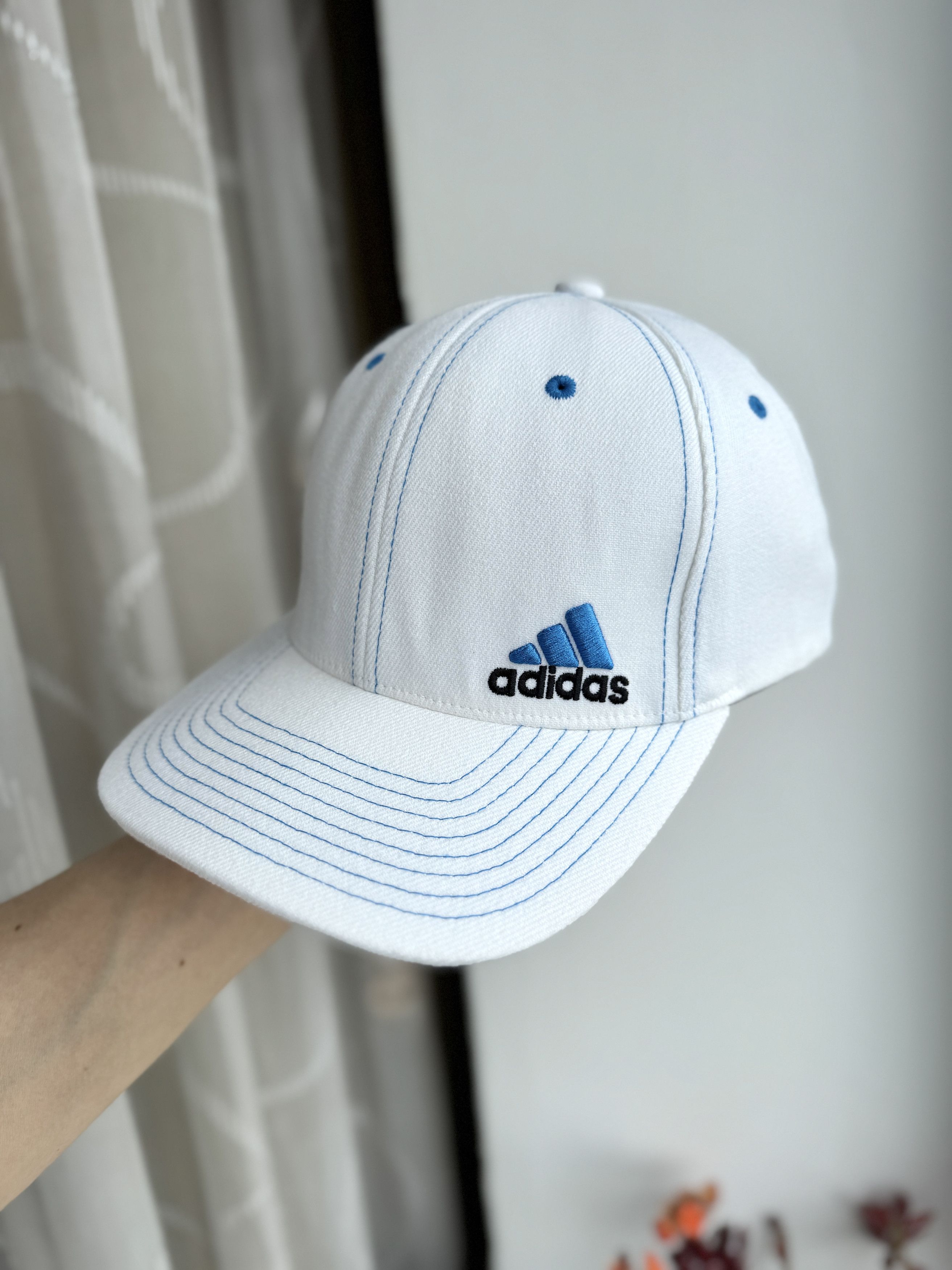 Adidas Vintage Adidas Flexfit Baseball Cap Hat Snapback Y2K Archive Size ONE SIZE - 8 Thumbnail
