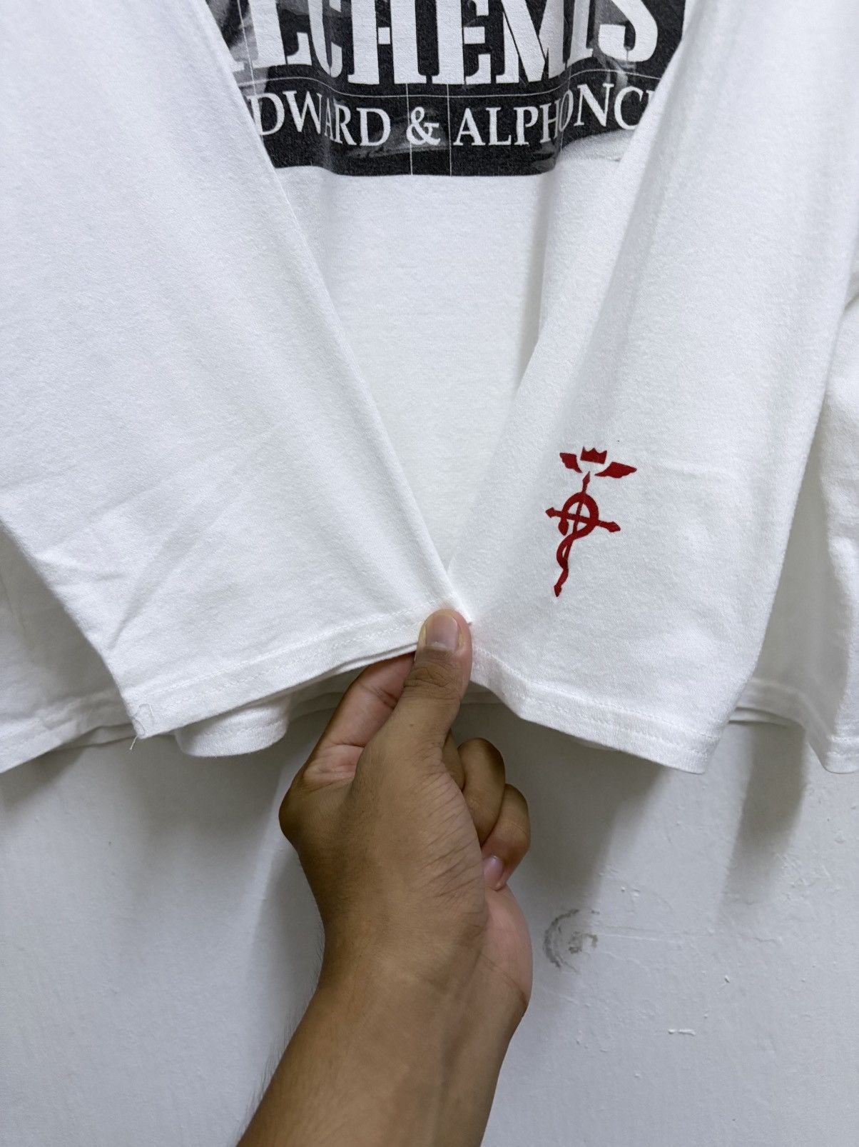Japanese Brand 2000's Full Metal Alchemist - Edward & Alphonce L/S T-Shirt Size US M / EU 48-50 / 2 - 5 Thumbnail