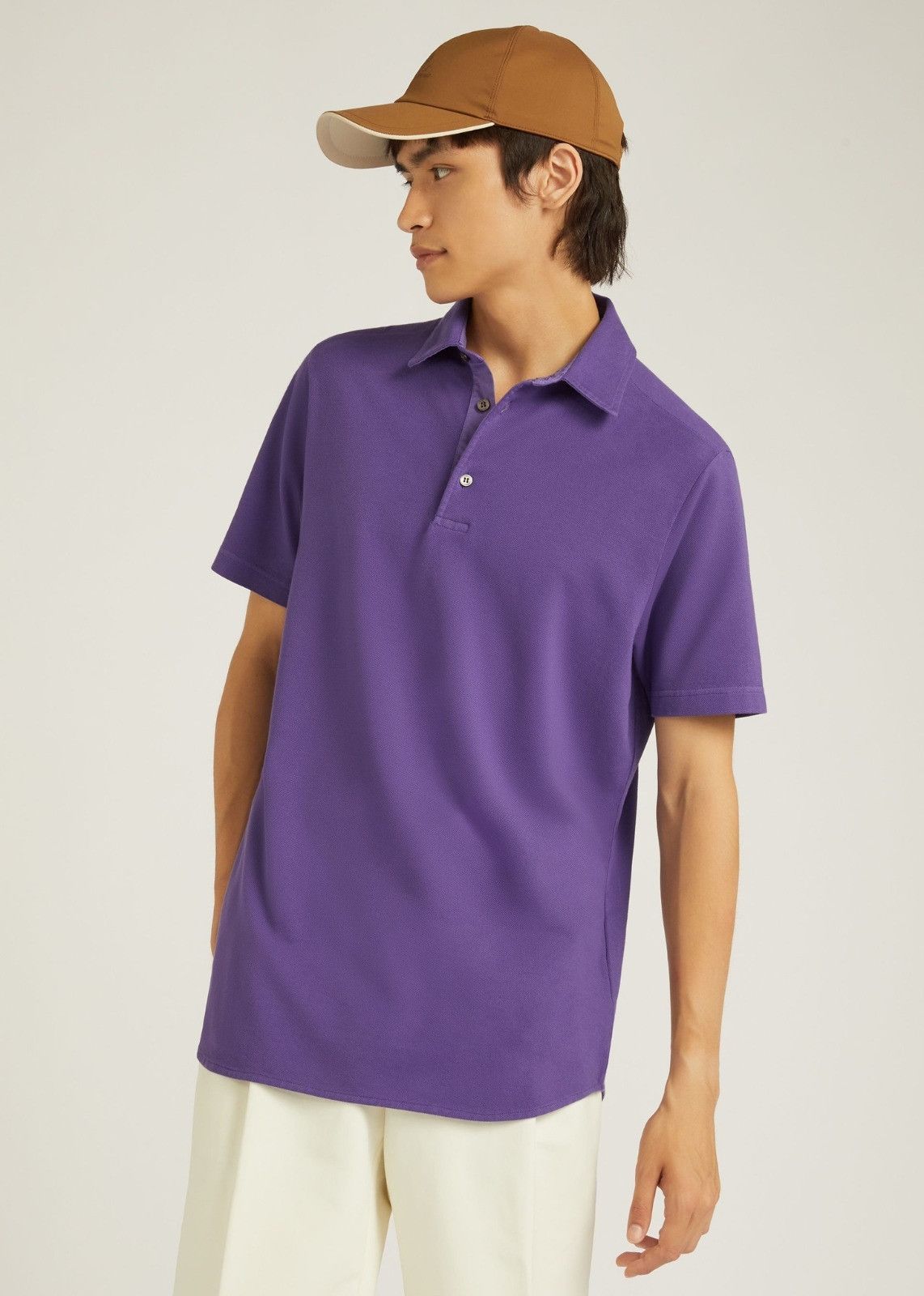 o1srvl11e0924 Polo Shirt in Purple