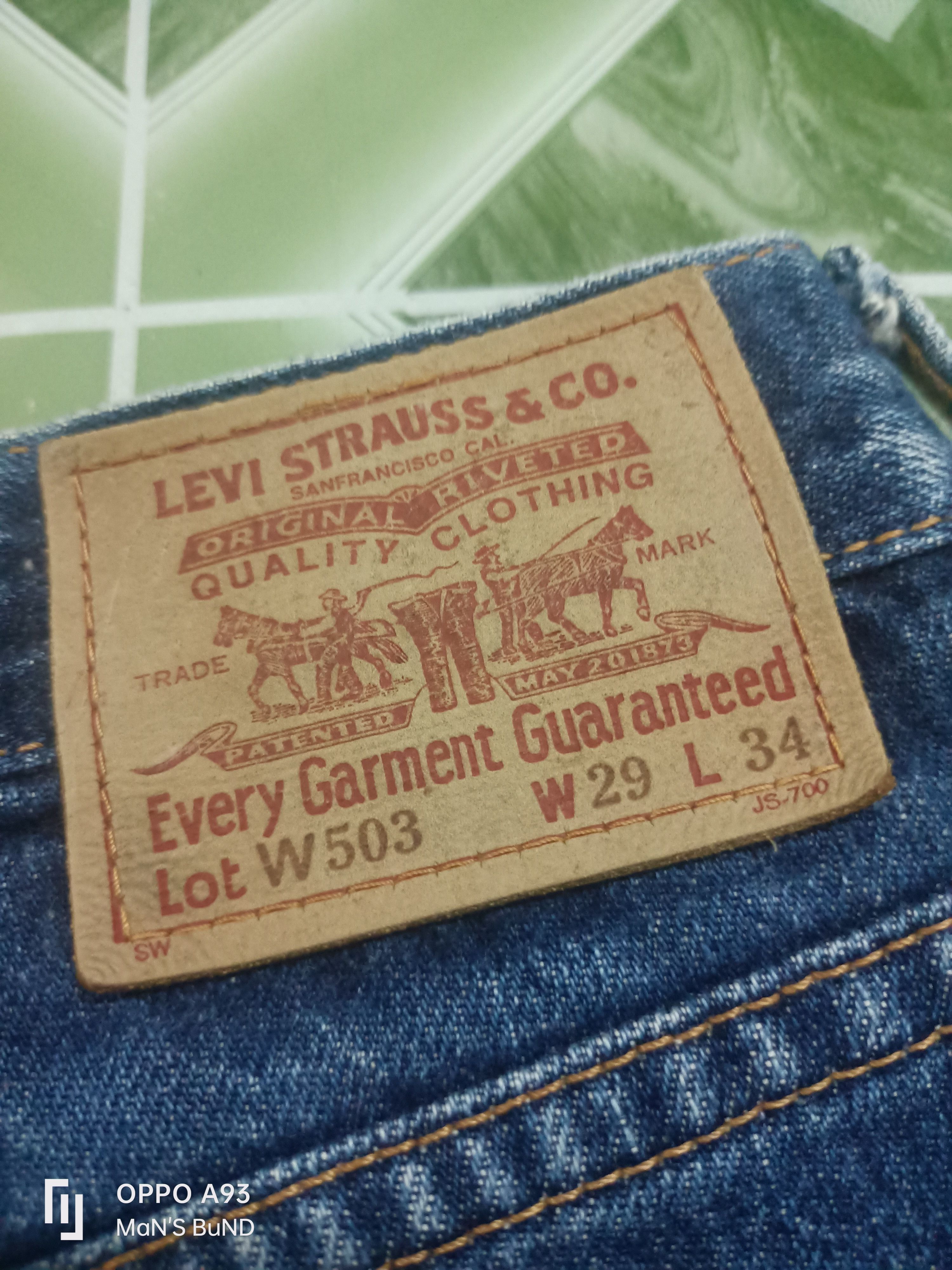 Levi's Vintage Levi's W503 Selvedge Size 29" - 12 Thumbnail