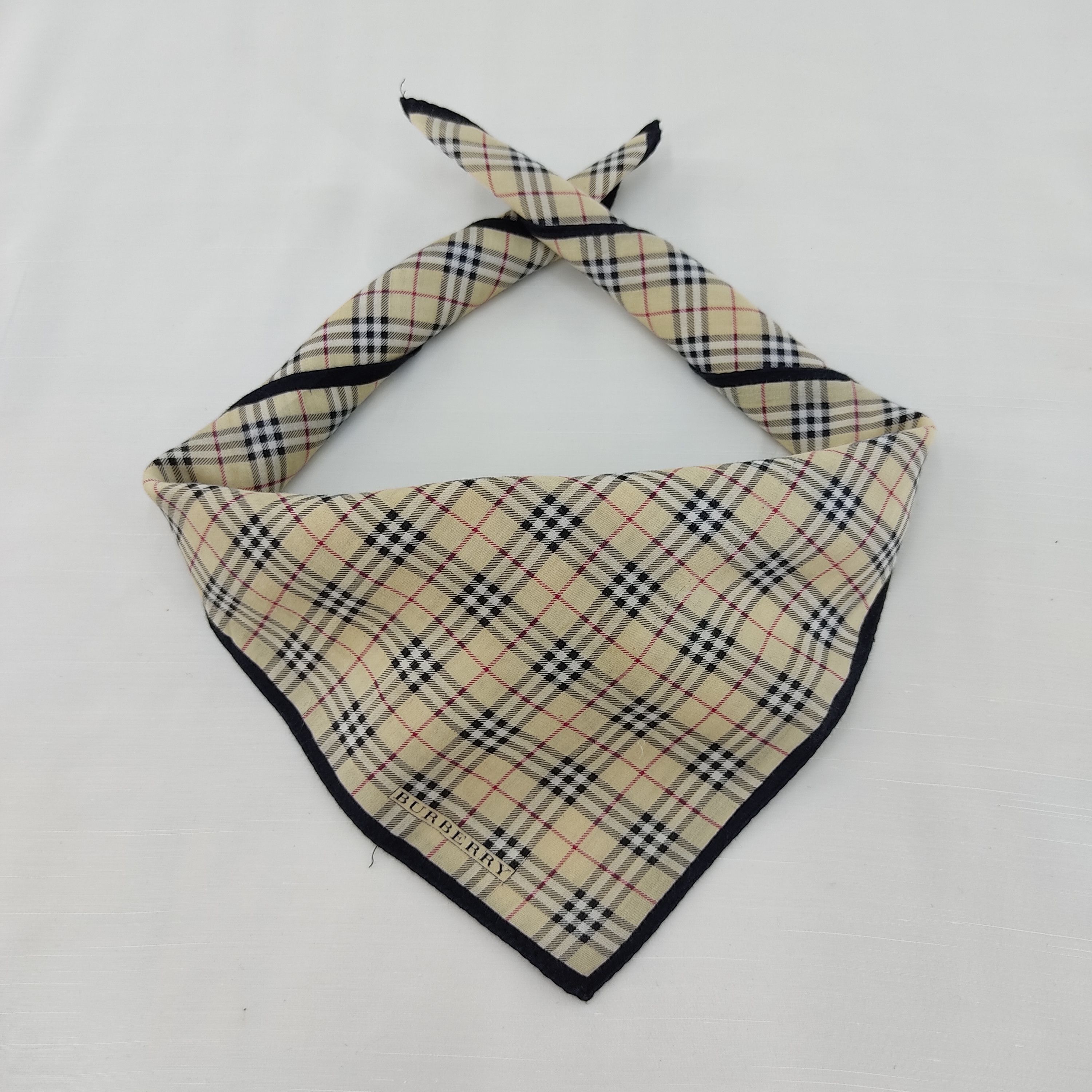 Burberry Vintage Burberry Handkerchief Neckerchief H009E Size ONE SIZE - 1 Thumbnail