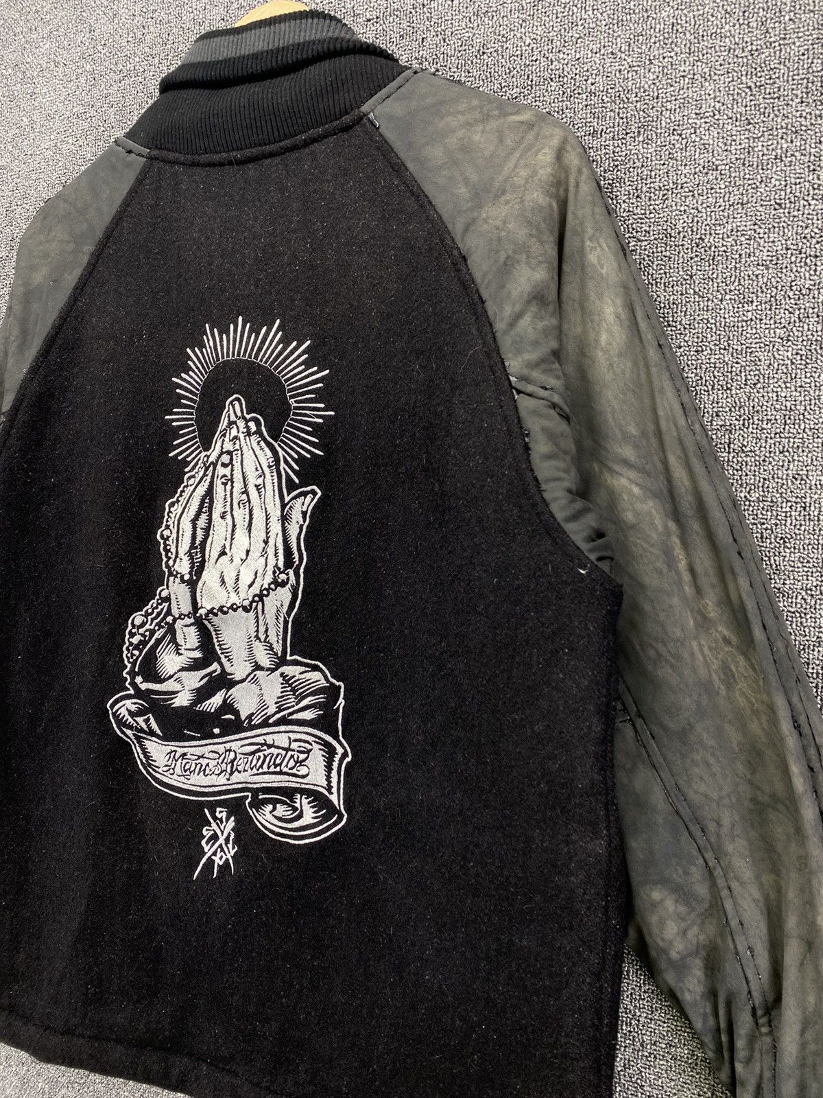 Japanese Brand Vintage Eyecandy Paisley Inspired Wacko Maria Varsity Jacket Size US L / EU 52-54 / 3 - 6 Thumbnail
