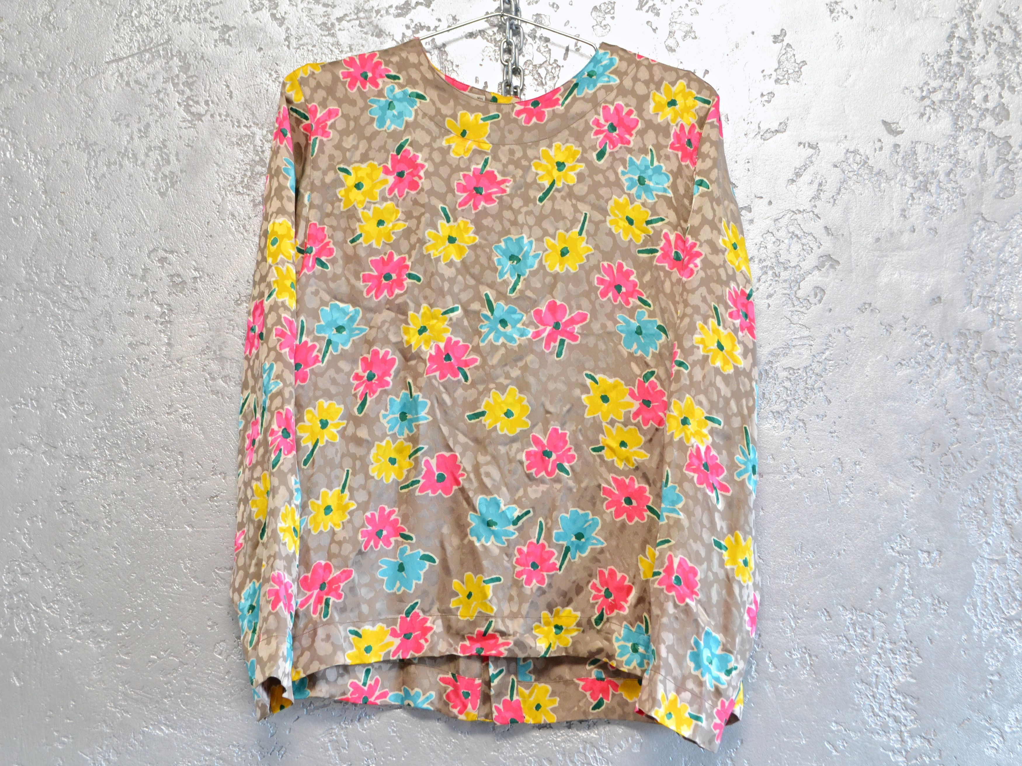 Celine CELINE Floral Print Silk Shirt Multicolor Womens Size M / US 6-8 / IT 42-44 - 3 Thumbnail