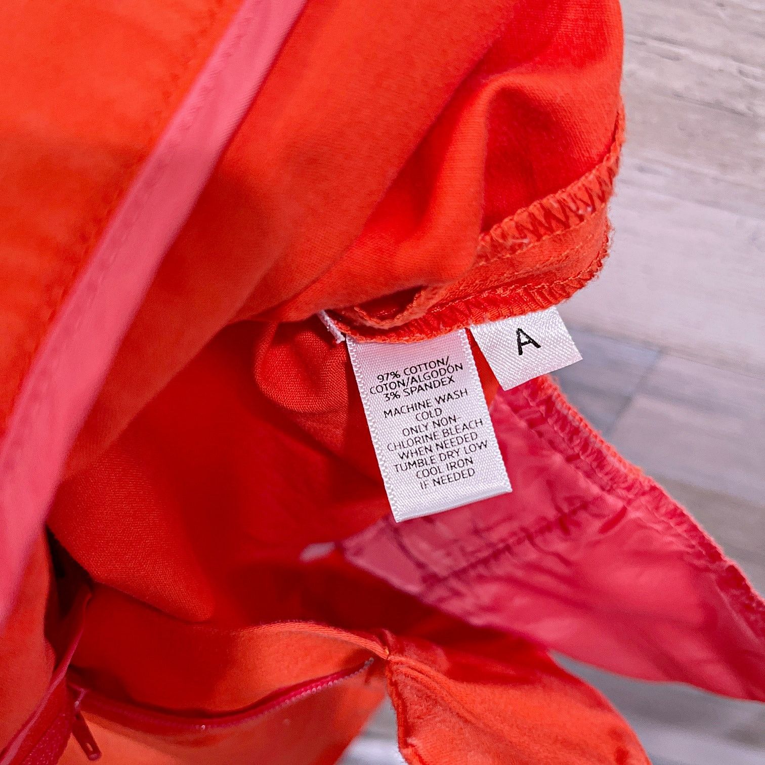 Loft LOFT Mid Rise Crop Chino Pants Orange Womens 4 Size 27" / US 4 / IT 40 - 7 Thumbnail