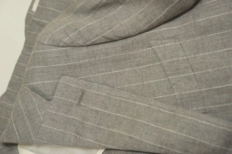 Suitsupply Men Suitsupply Blazer La Spalla Grey Linen Subalpino US30 Size 34S - 5 Thumbnail