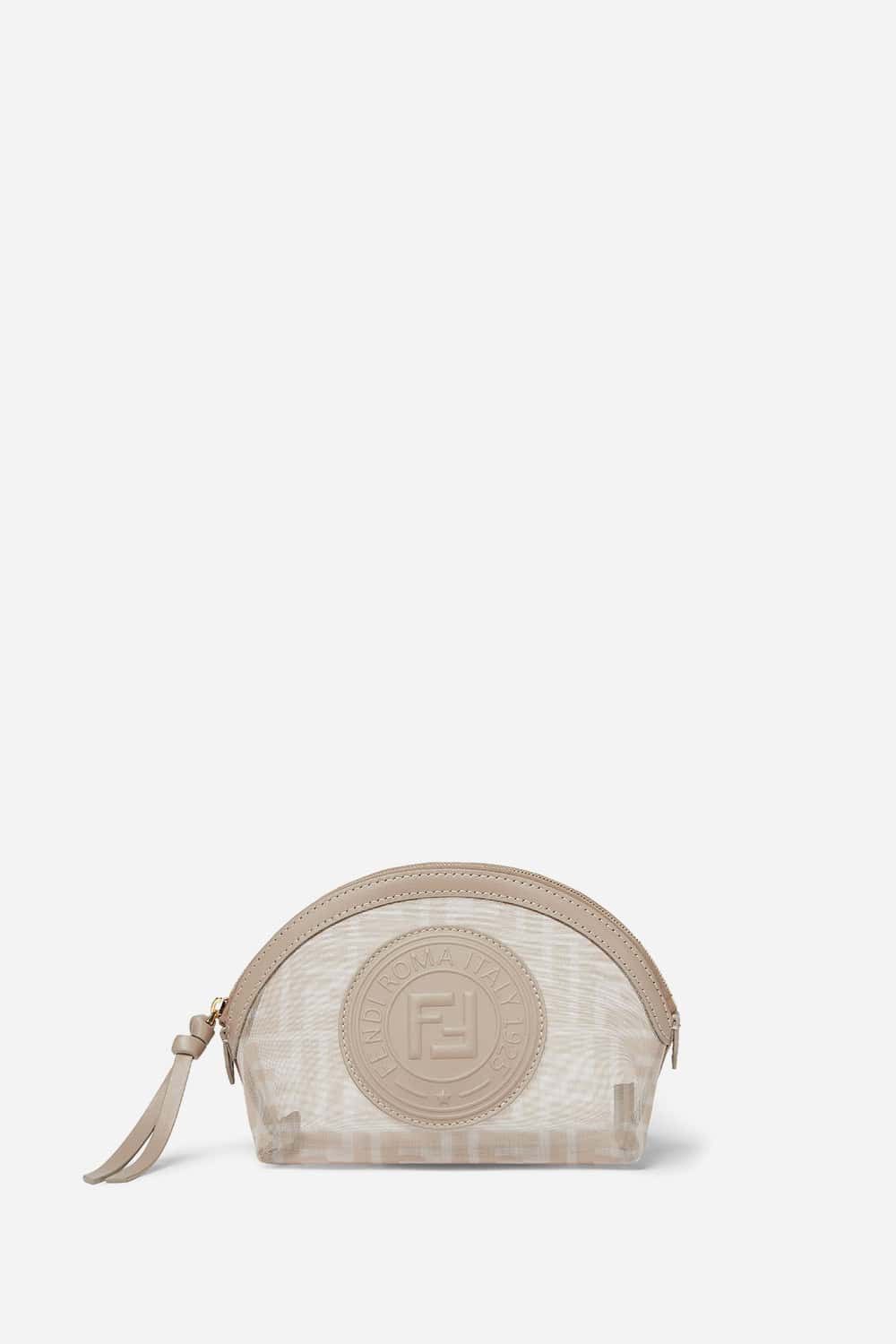 Fendi o1s1wg110526 FF Toiletry case Medium in Beige Size ONE SIZE - 3 Thumbnail