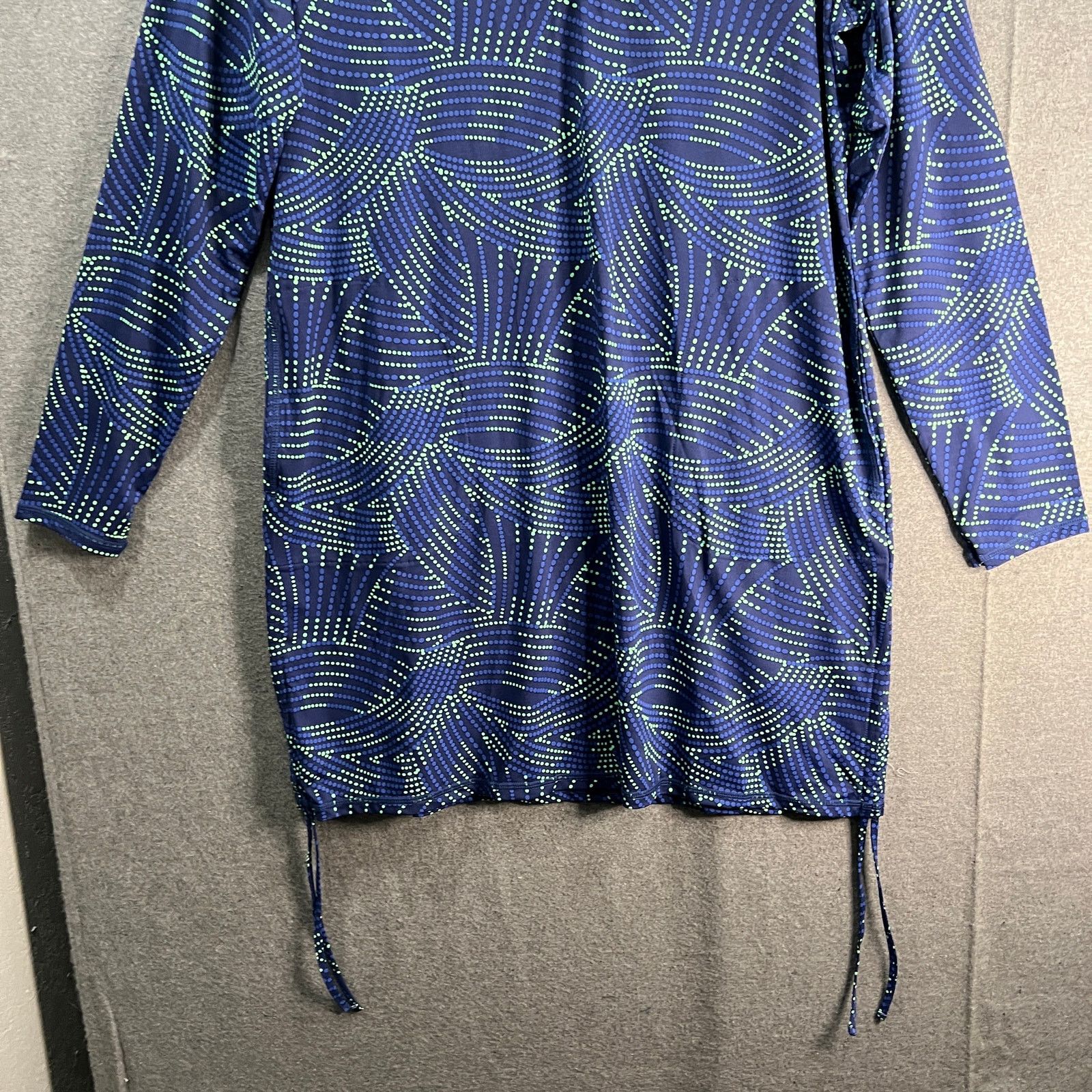 Other zuda UPF 50 Half Zip Cover Up Ruching Detail Navy Size M / US 6-8 / IT 42-44 - 5 Thumbnail