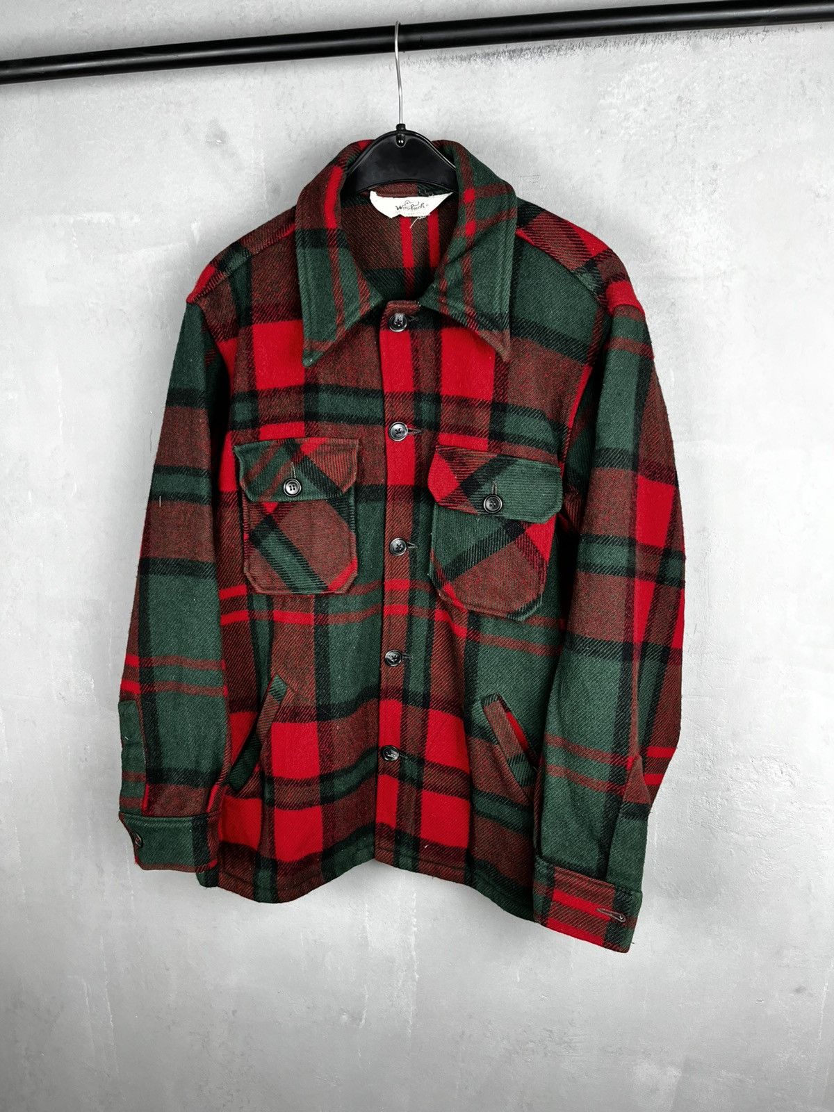 Woolrich Woolen Mills RARE Vintage Woolrich Wool Jacket Shirt Jac Shirt Shacket Size US L / EU 52-54 / 3 - 1 Thumbnail