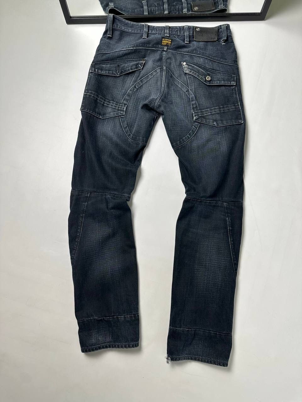 G-Star 90s Vintage Distressed Washed G Star Jean Y2K Japanese Fit Size US 32 / EU 48 - 10 Thumbnail