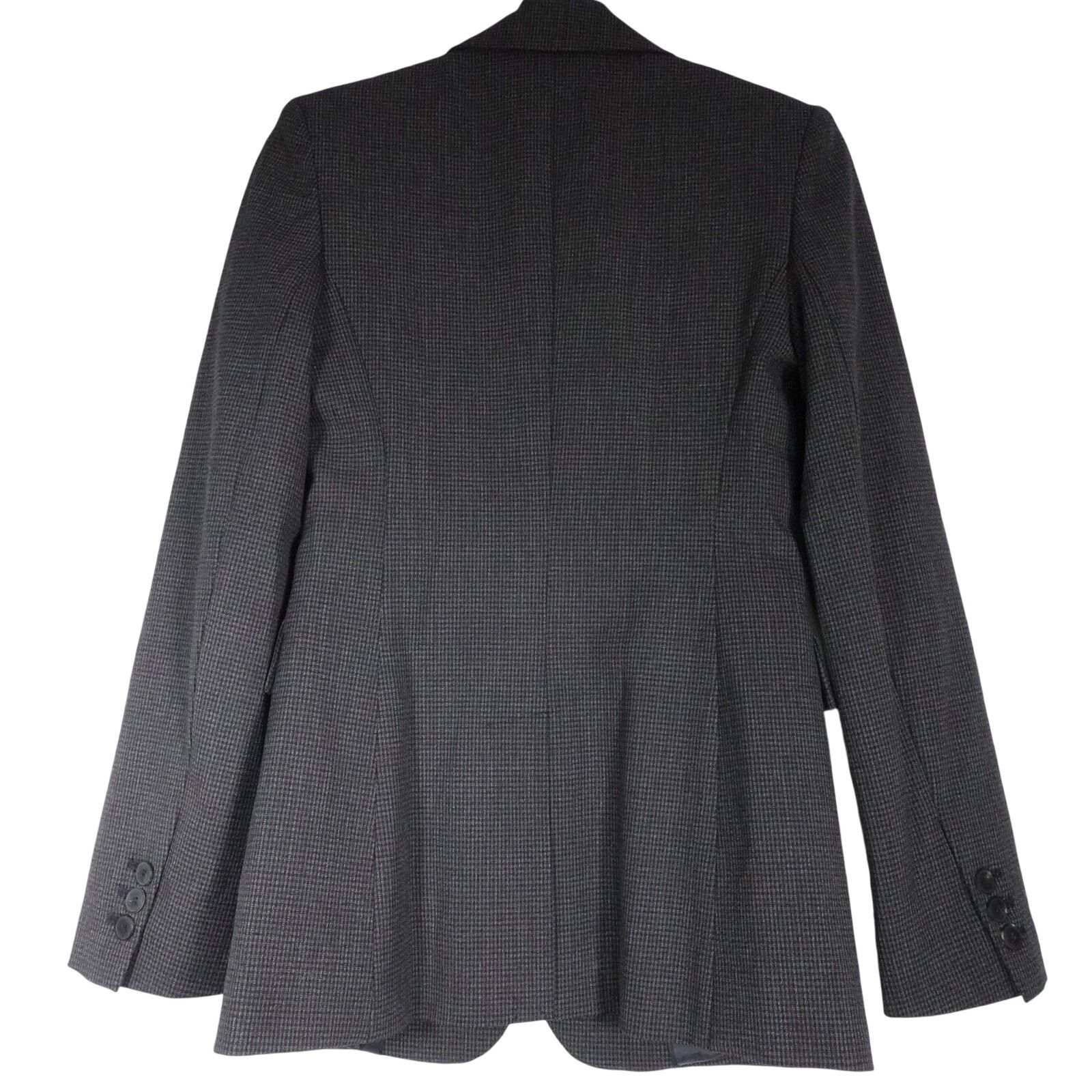 Mango MNG Textured Charcoal Gray Women's XXS Blazer Size XXS / US 00 / IT 34 - 11 Thumbnail