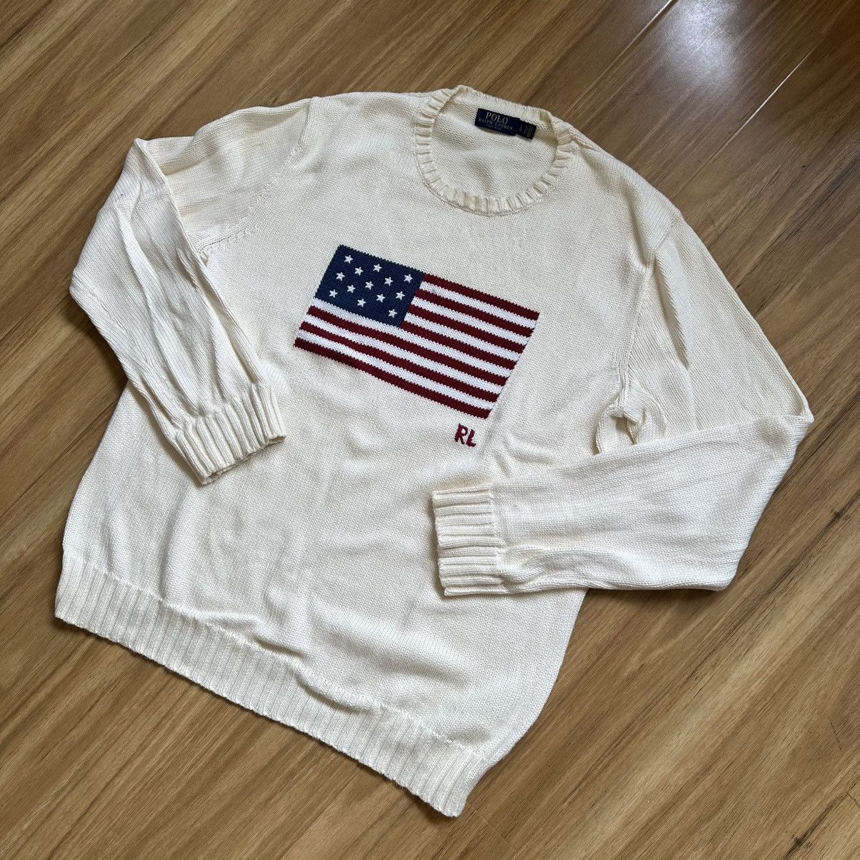 Polo Ralph Lauren POLO RALPH LAUREN USA FLAG KNIT Size US L / EU 52-54 / 3 - 2 Thumbnail