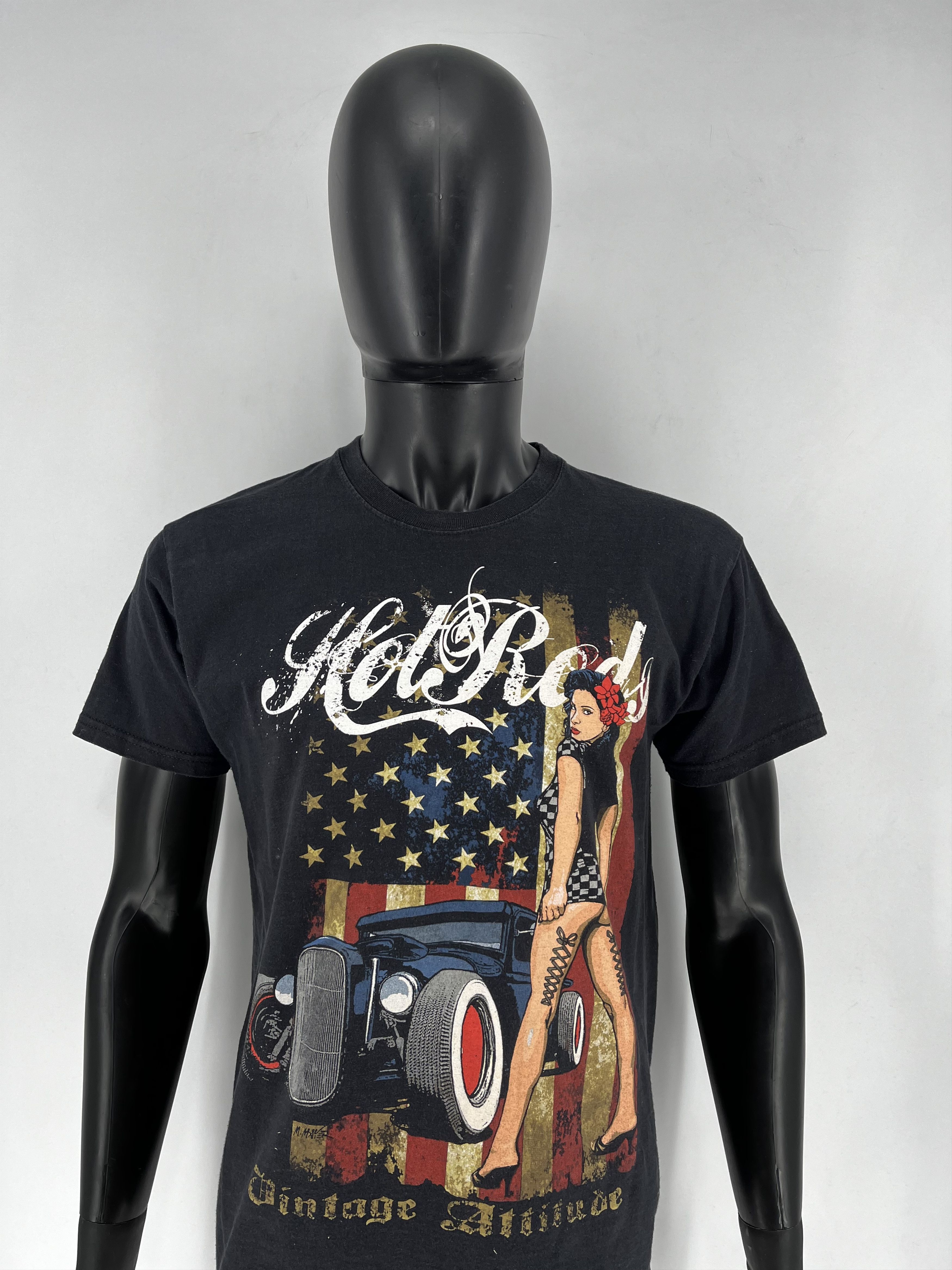 Harley Davidson × Vintage Vintage Y2K EMP Hot Rods majica M Size US L / EU 52-54 / 3 - 1 Thumbnail