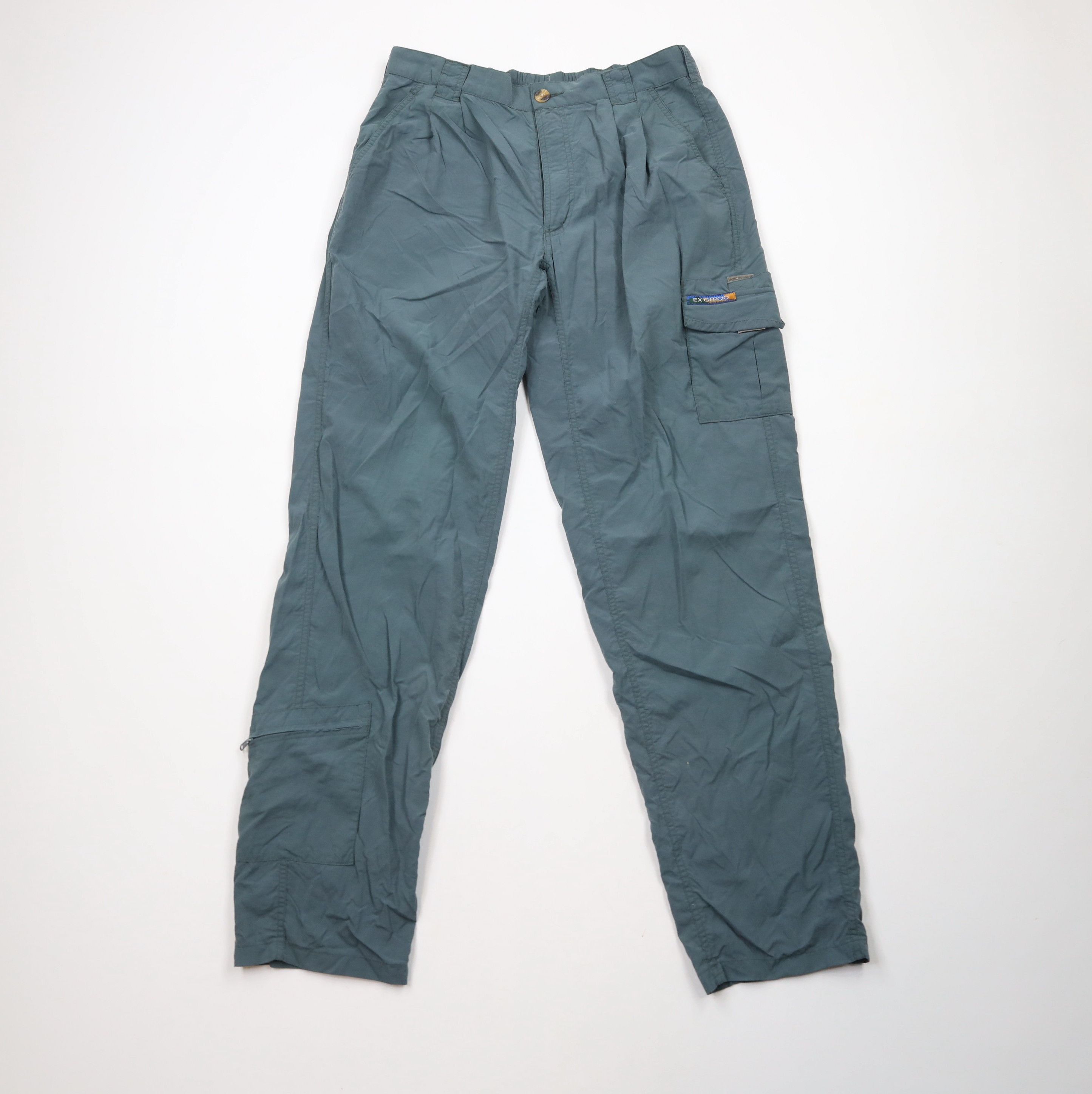 ExOfficio × Vintage Vintage 90s ExOfficio Lightweight Hiking Trail Pants Green Size US 34 / EU 50 - 1 Thumbnail