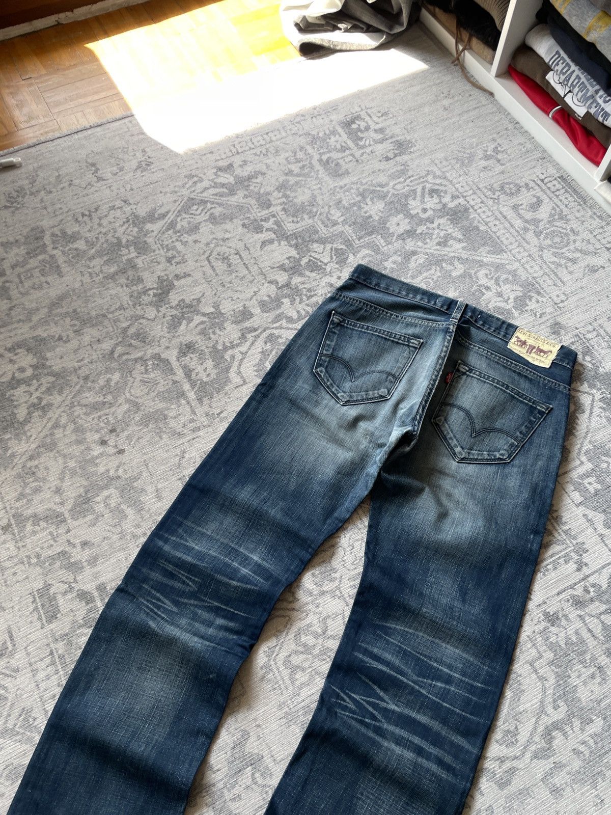 Vintage Vintage Faded Levis Jeans Mud Washed Avant Garde Japanese Size US 32 / EU 48 - 7 Thumbnail