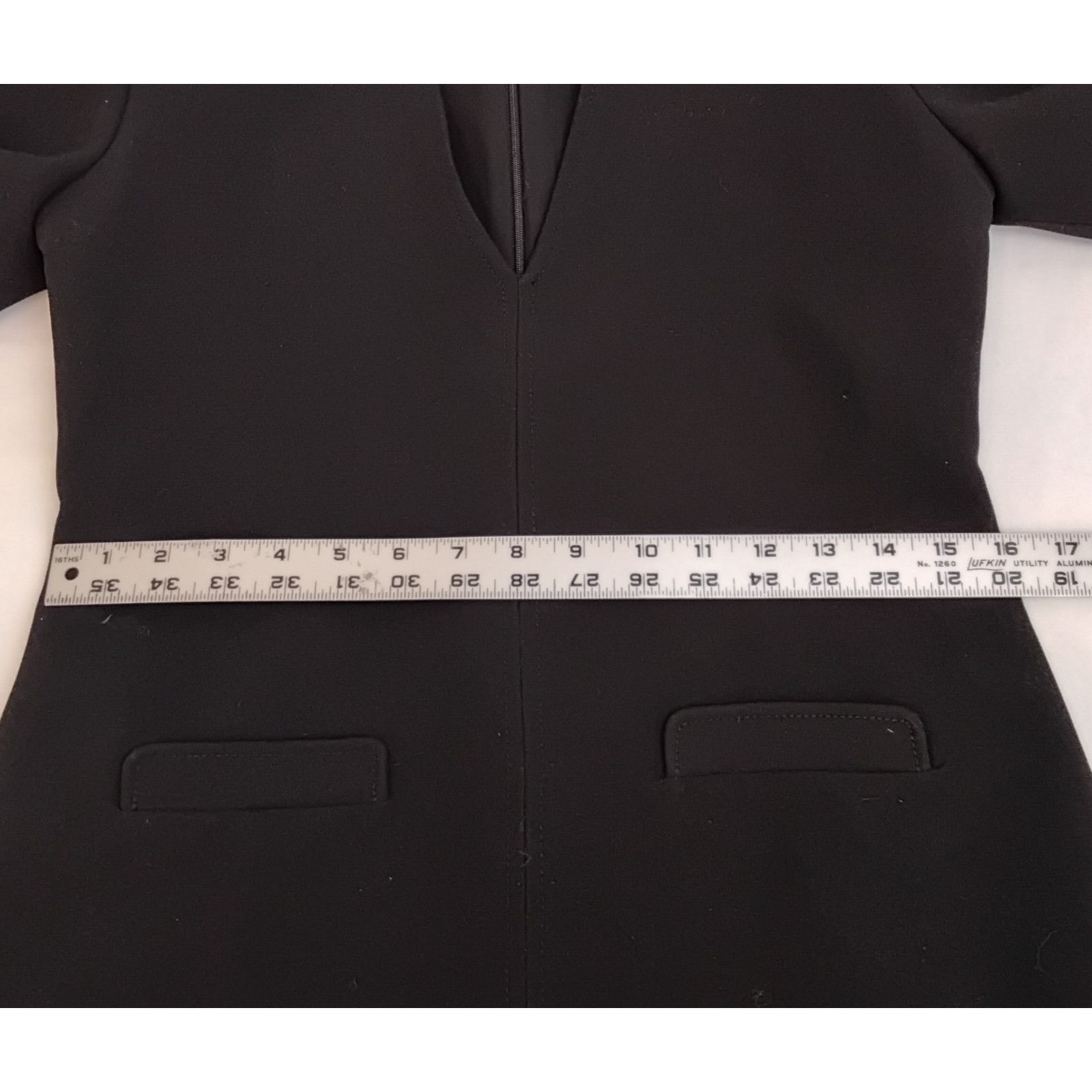 Zara Zara Bodycon Mini Dress Women's M Black Shoulder Pad NWT Size M / US 6-8 / IT 42-44 - 11 Thumbnail