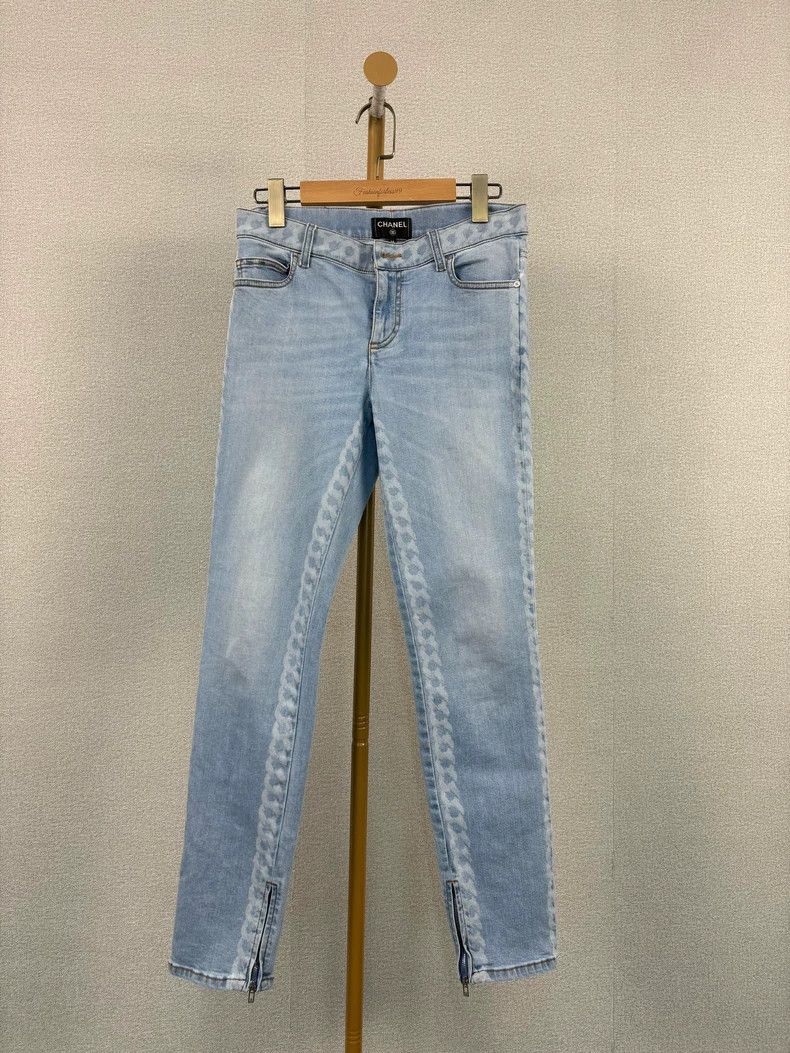 Chanel Chanel Blue Slim Fit Denim Jeans Size US 38 / EU 54 - 1 Thumbnail