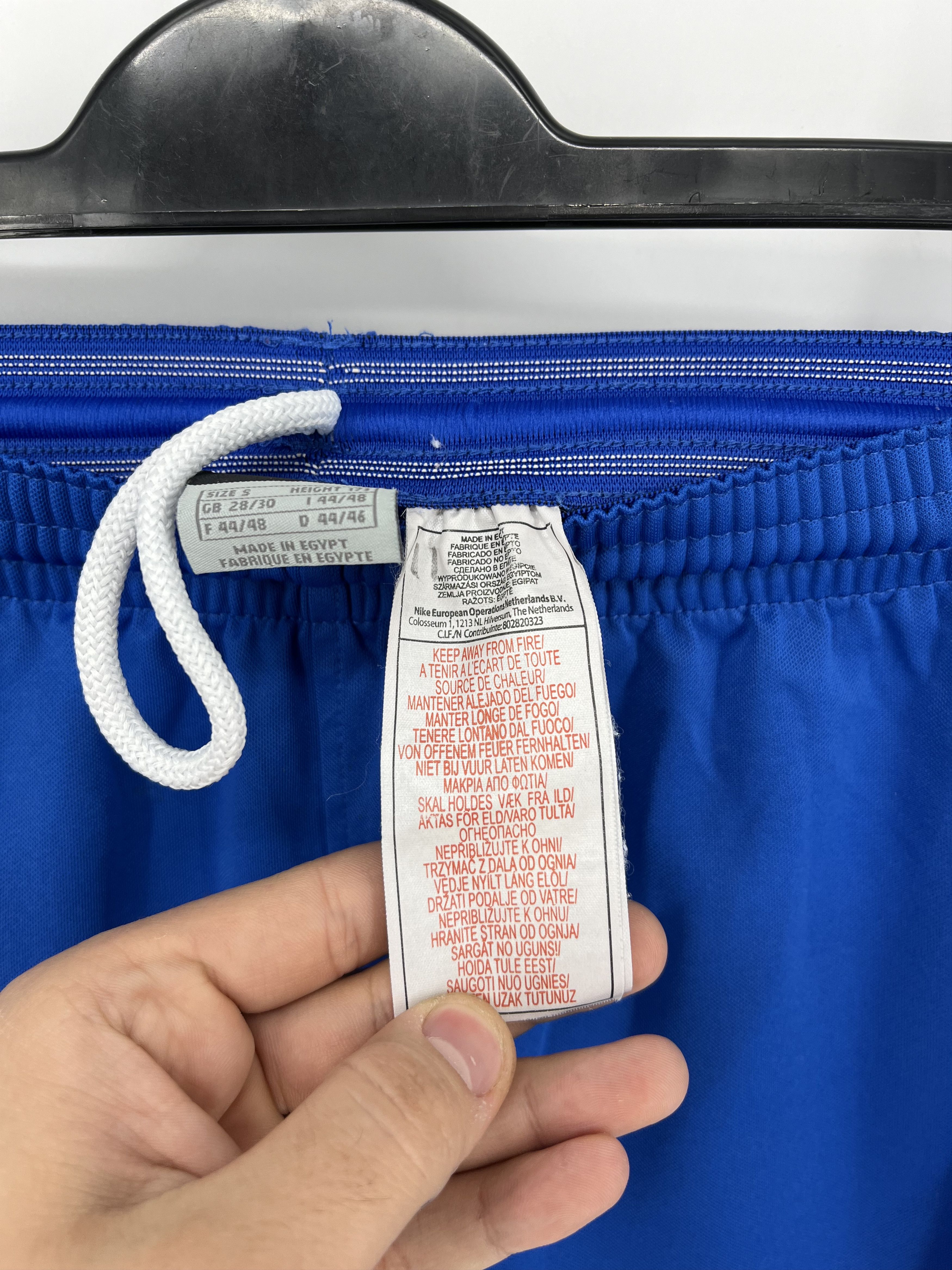 Nike × Vintage 90s Vintage Nike Swoosh Logo Shorts Travis Style Size US 30 / EU 46 - 7 Thumbnail