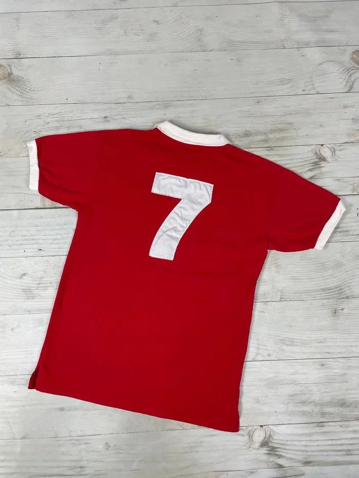 Vintage Score Draw Manchester United 1972 1974 Home Shirt Jersey Size US M / EU 48-50 / 2 - 8 Thumbnail